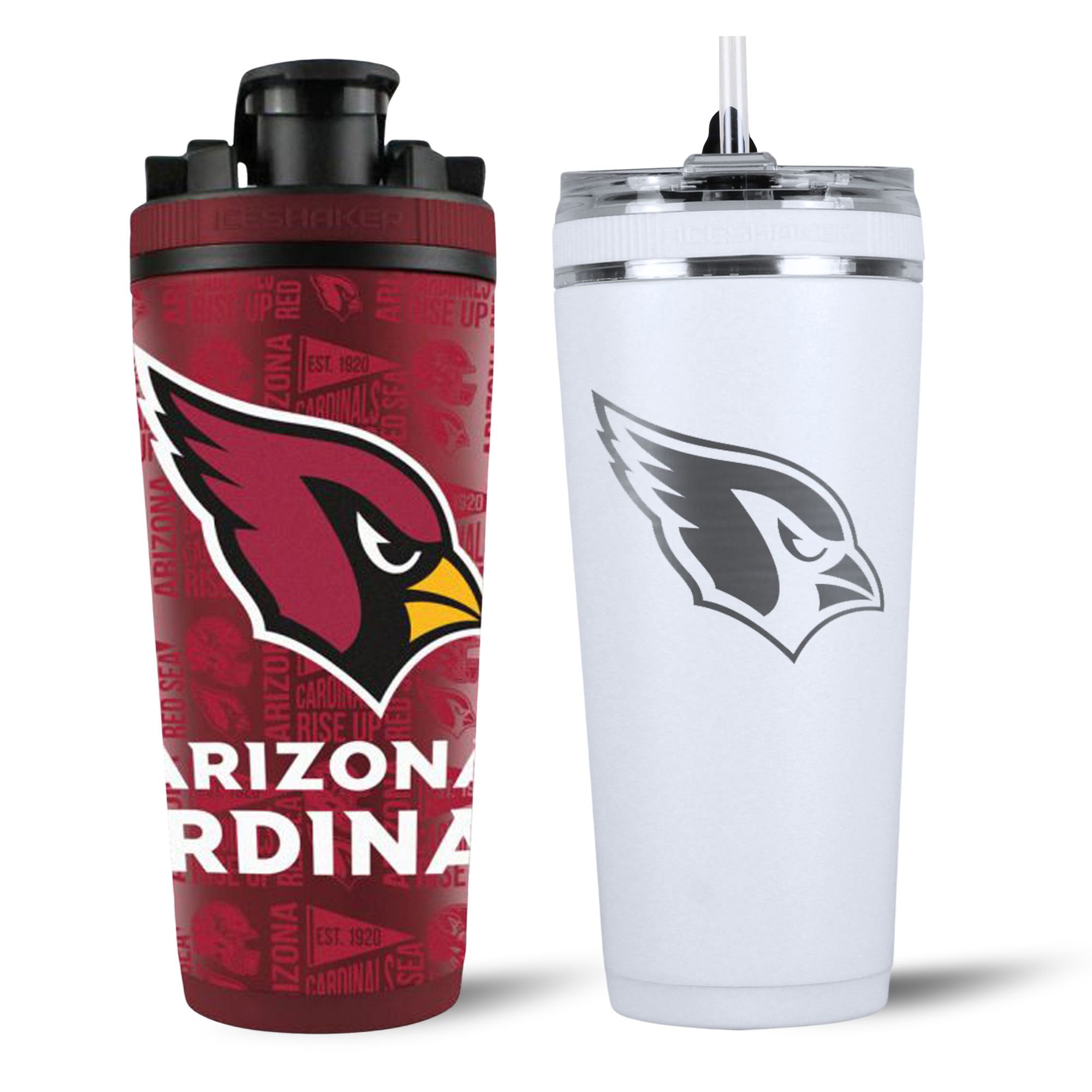 Arizona Cardinals 4D Shaker & Flex Bottle Bundle