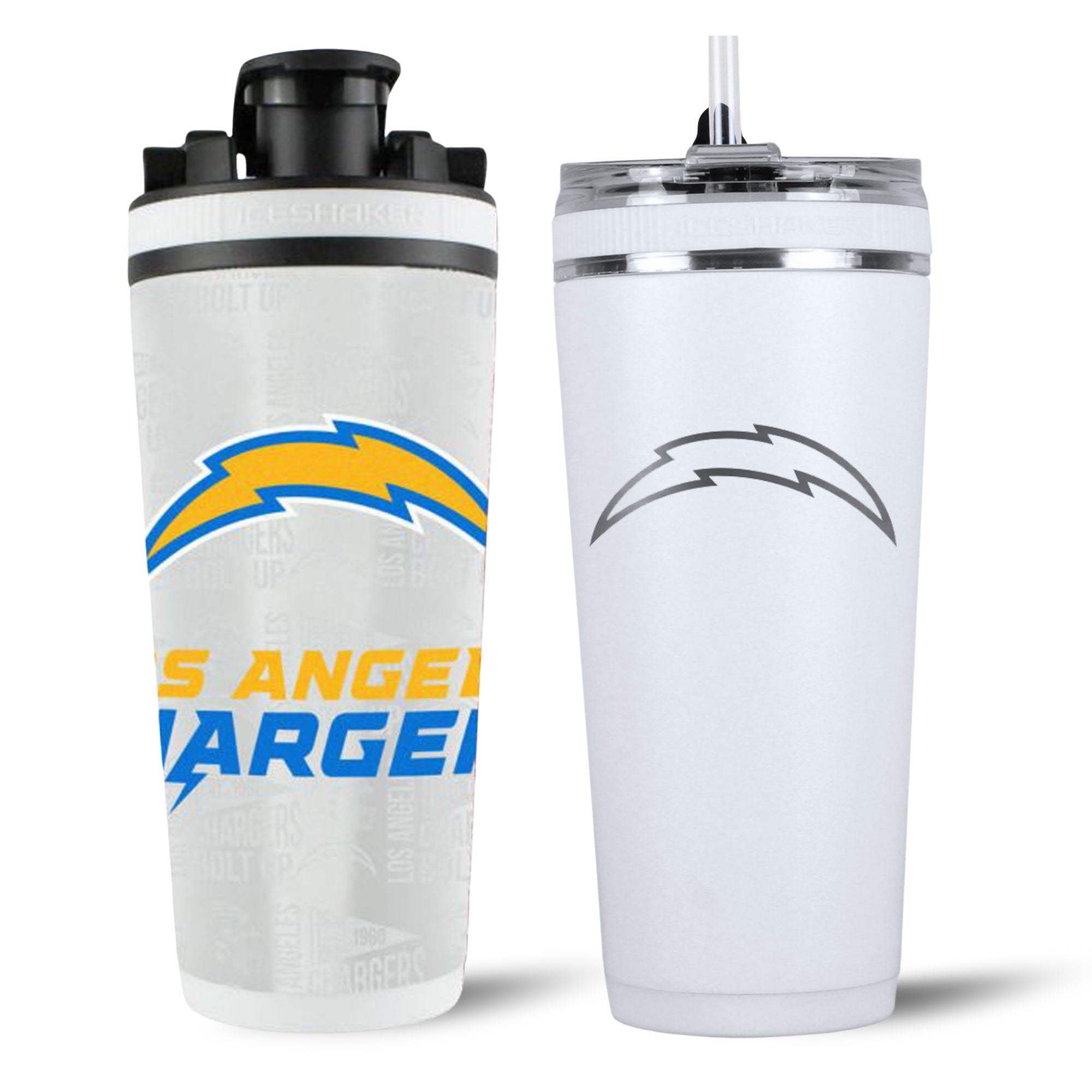 Los Angeles Chargers 4D Shaker & Flex Bottle Bundle