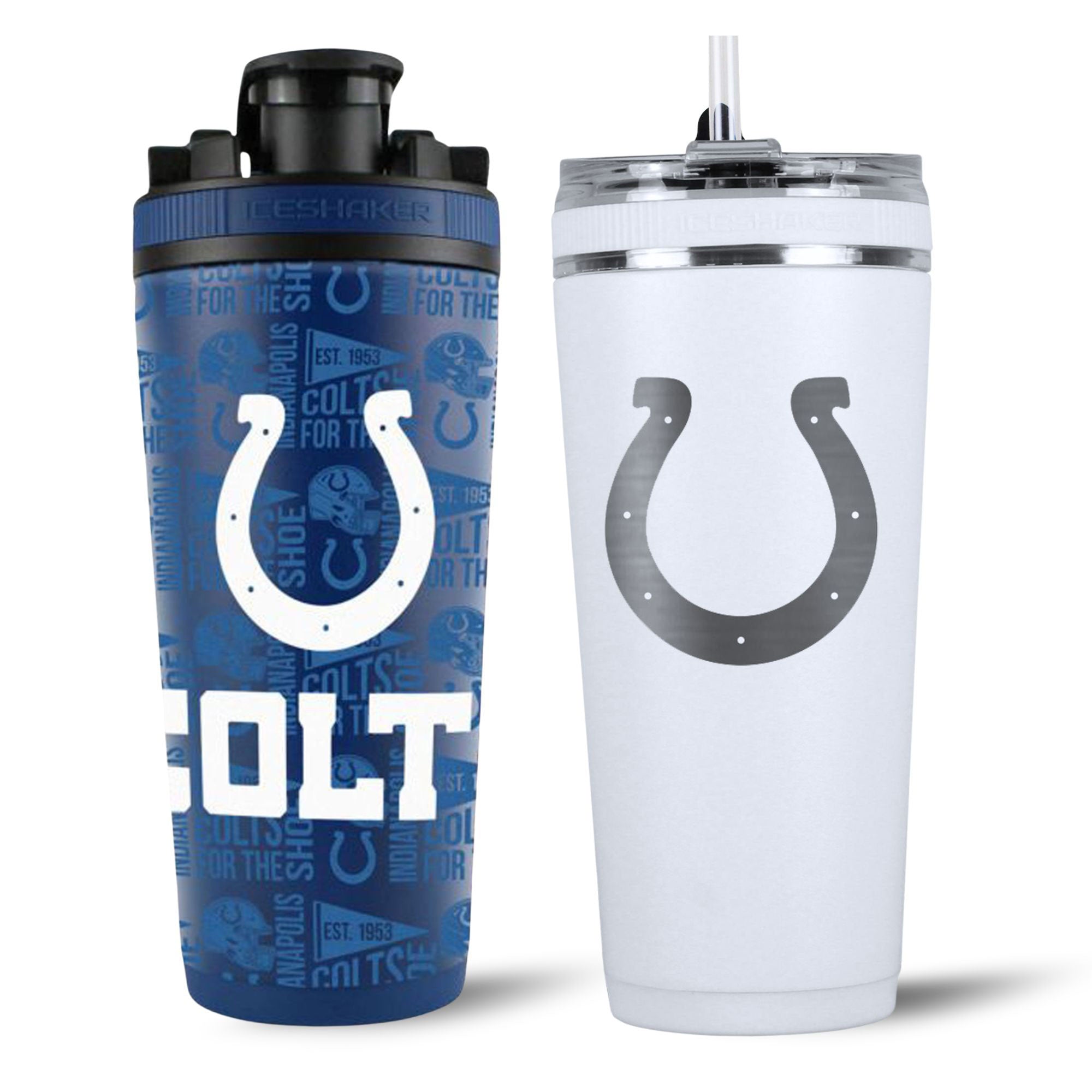 Indianapolis Colts 4D Shaker & Flex Bottle Bundle