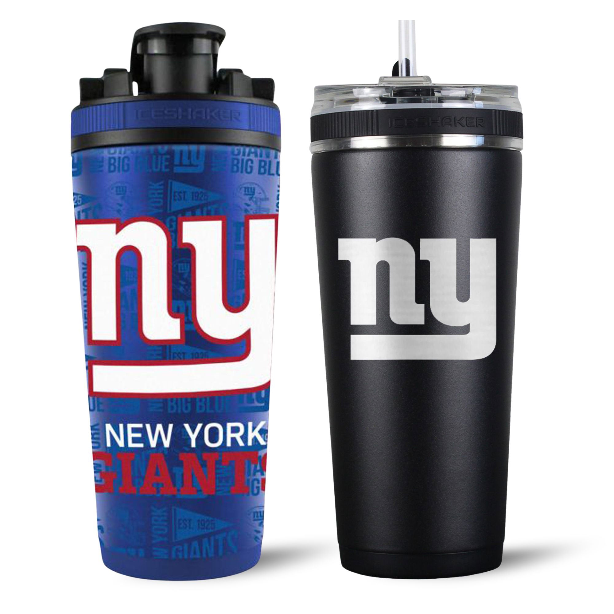 New York Giants 4D Shaker & Flex Bottle Bundle