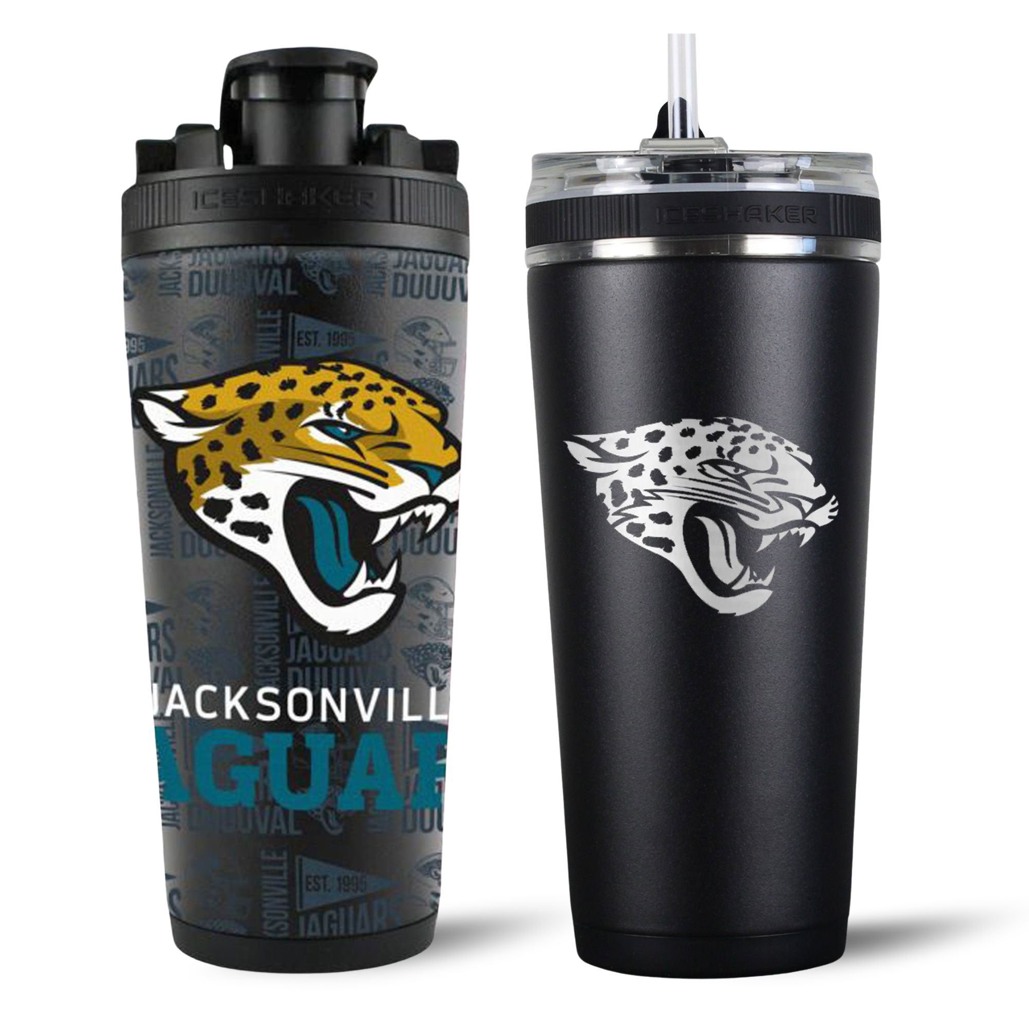 Jacksonville Jaguars 4D Shaker & Flex Bottle Bundle