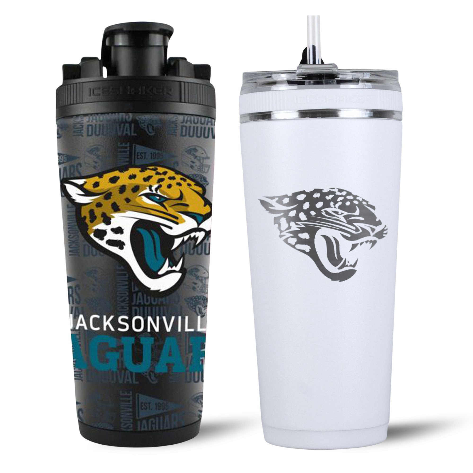 Jacksonville Jaguars 4D Shaker & Flex Bottle Bundle