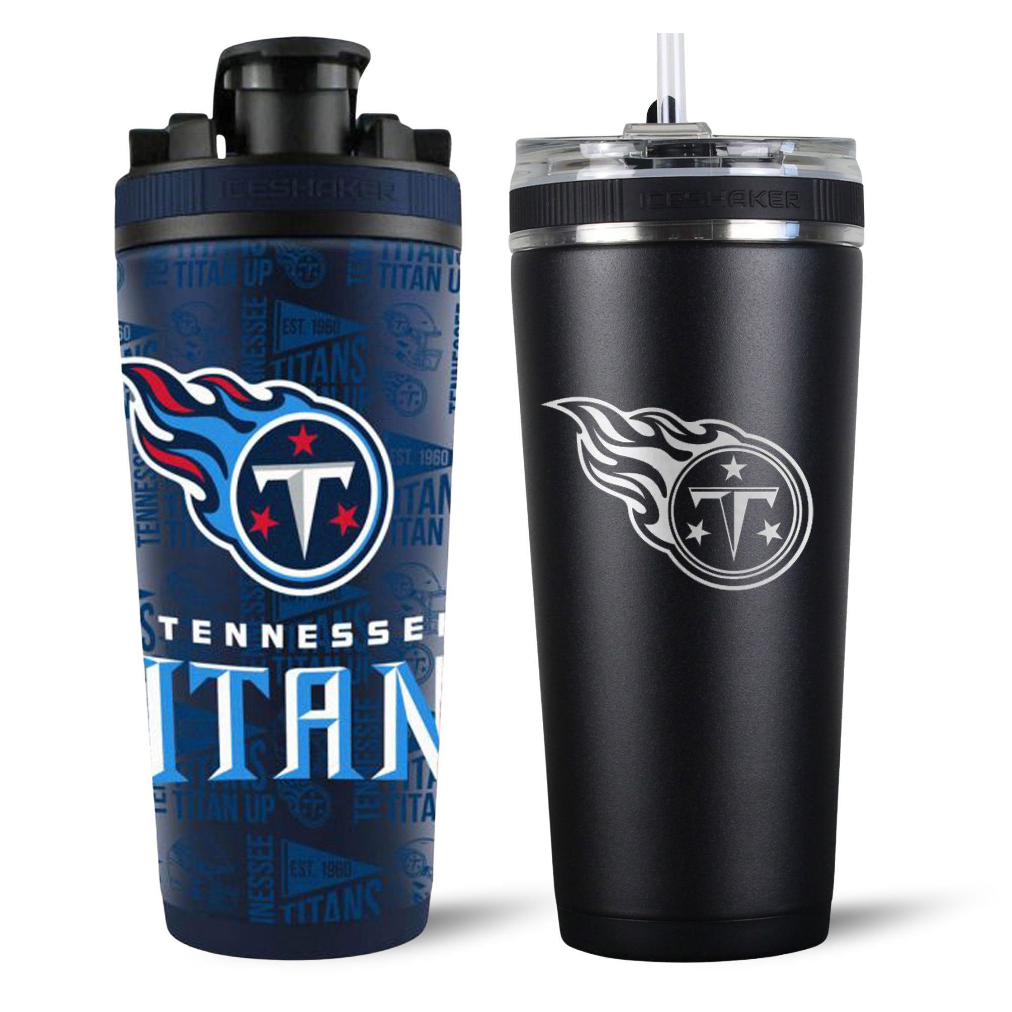 Tennessee Titans 4D Shaker & Flex Bottle Bundle