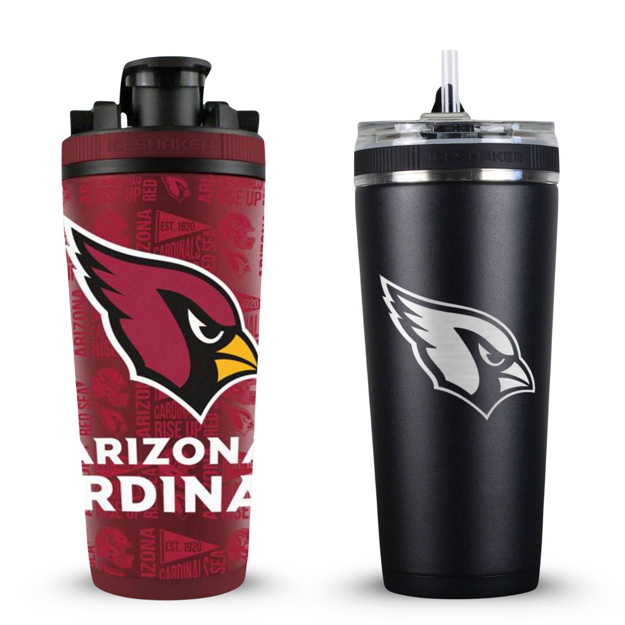 Arizona Cardinals 4D Shaker & Flex Bottle Bundle
