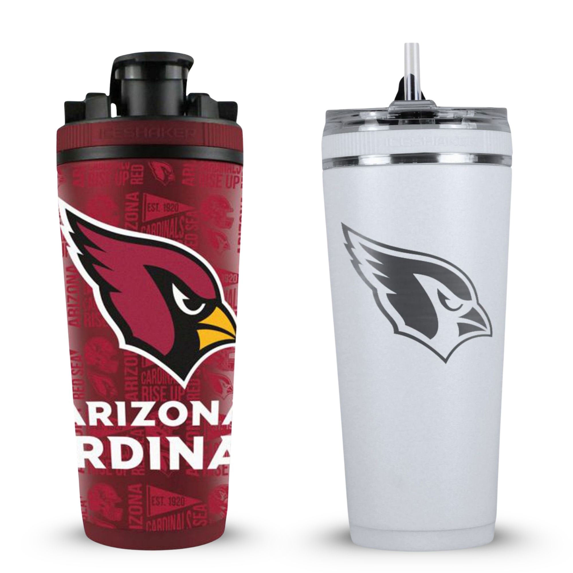 Arizona Cardinals 4D Shaker & Flex Bottle Bundle