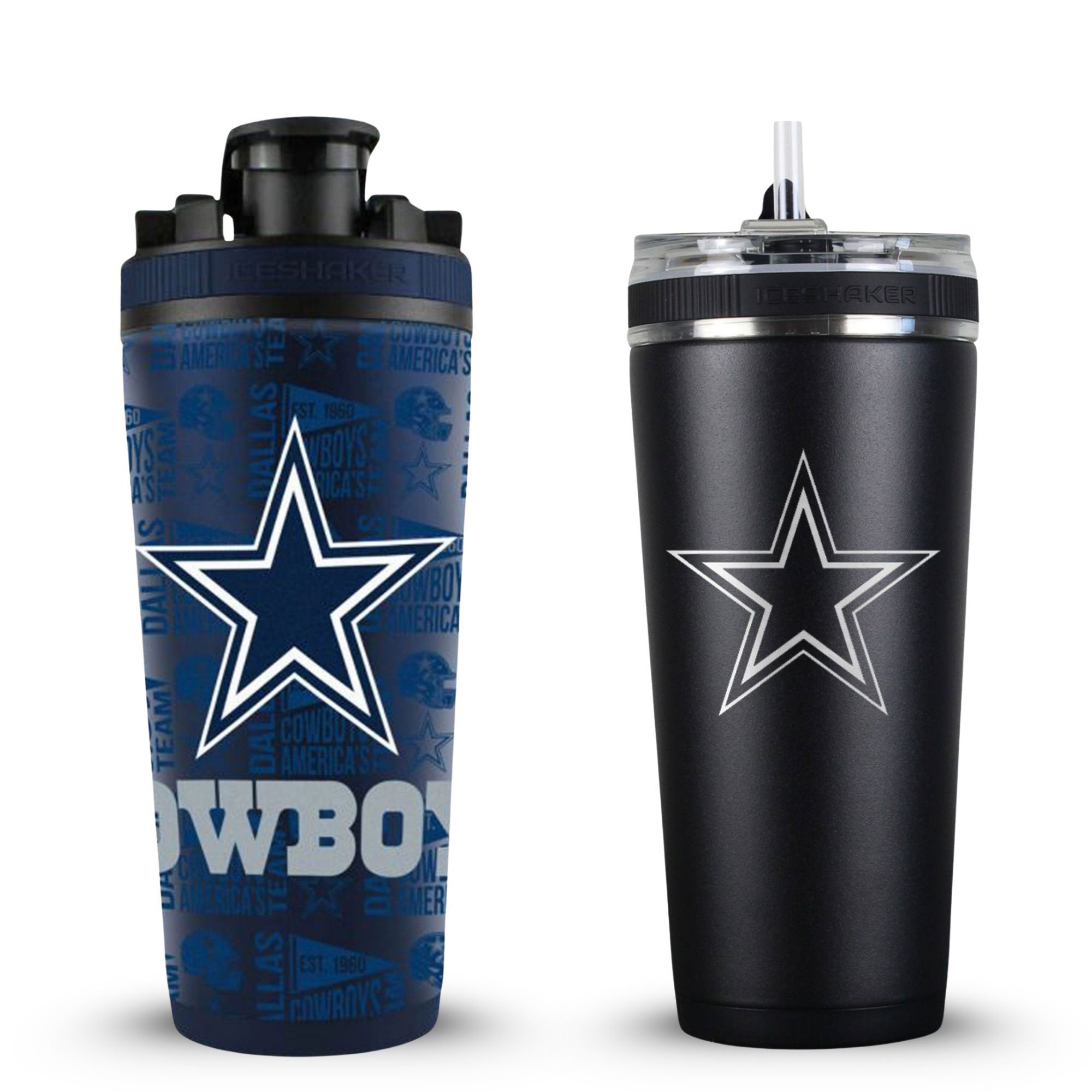 Dallas Cowboys 4D Shaker & Flex Bottle Bundle