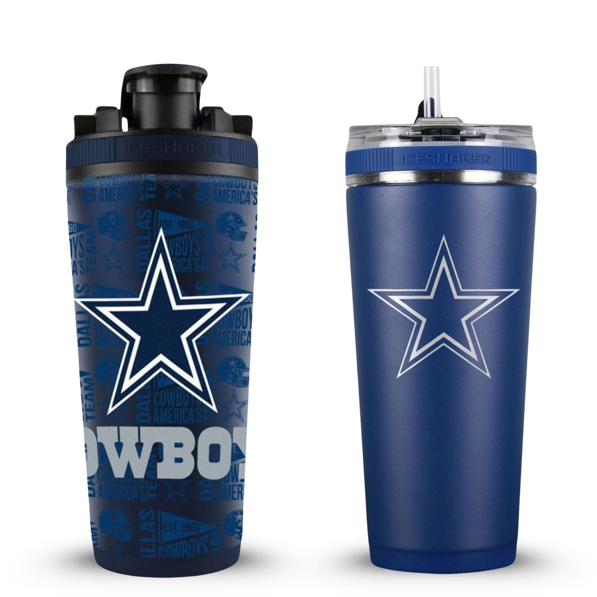 Dallas Cowboys 4D Shaker & Flex Bottle Bundle