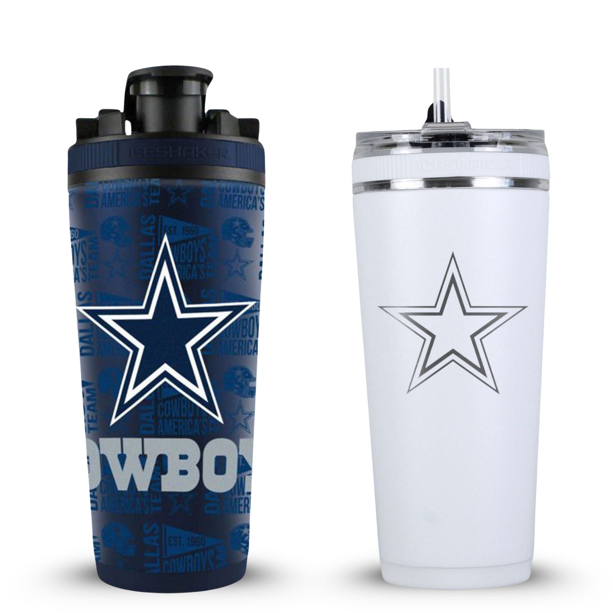 Dallas Cowboys 4D Shaker & Flex Bottle Bundle