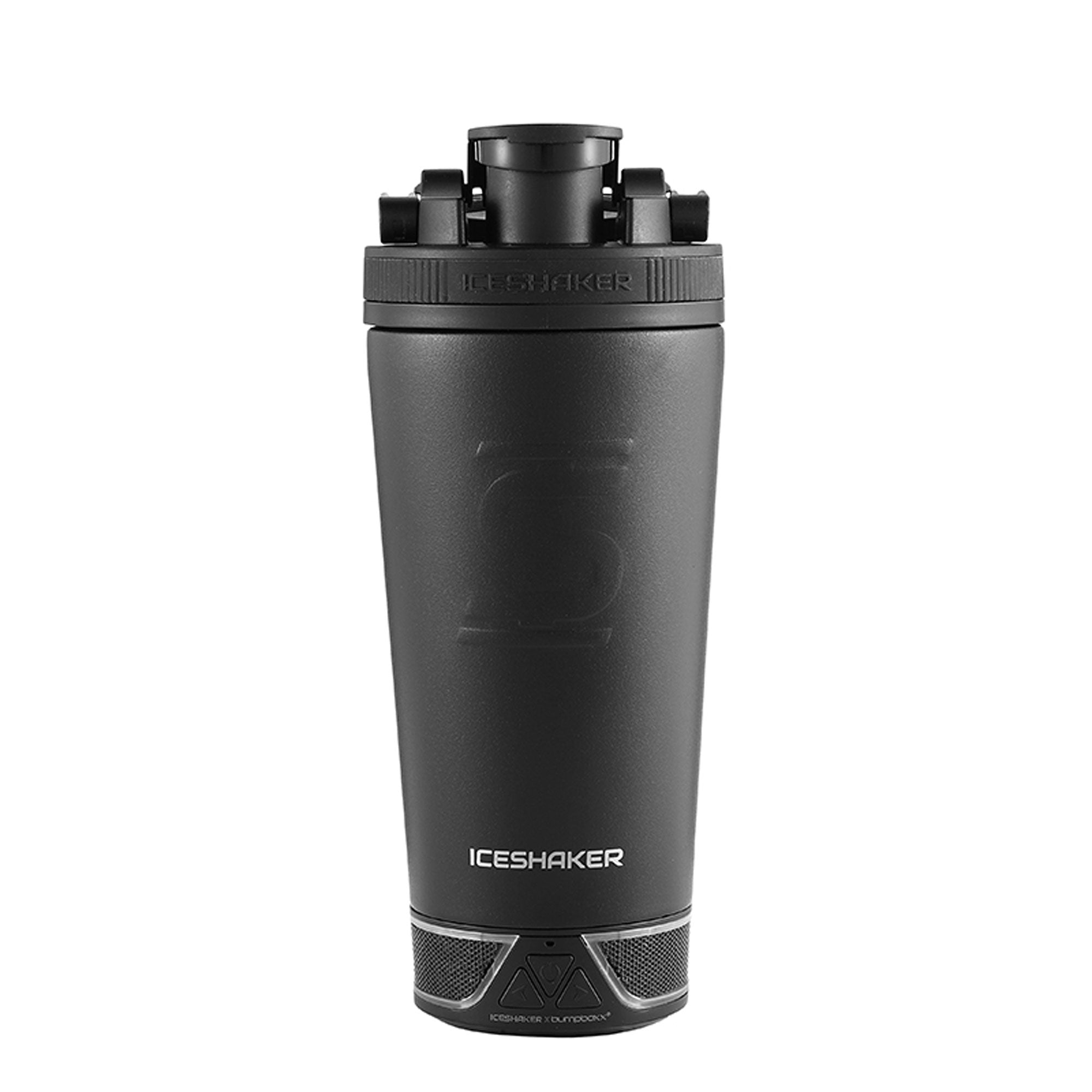 Ice Shaker Speaker Bottle - Black