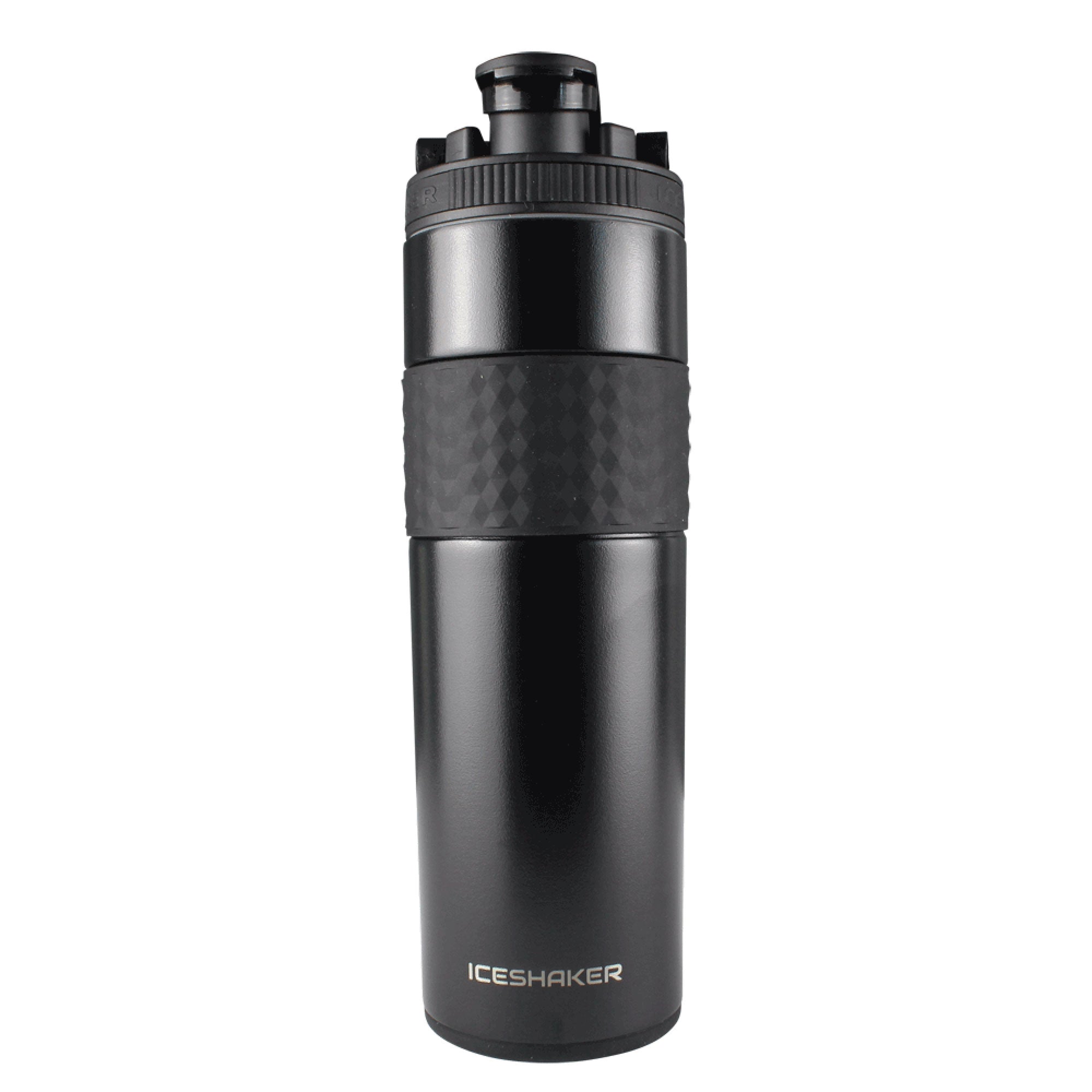 WAASS Double Wall Vacuum Insulated Protein Shaker Bottle with Mixer Ba