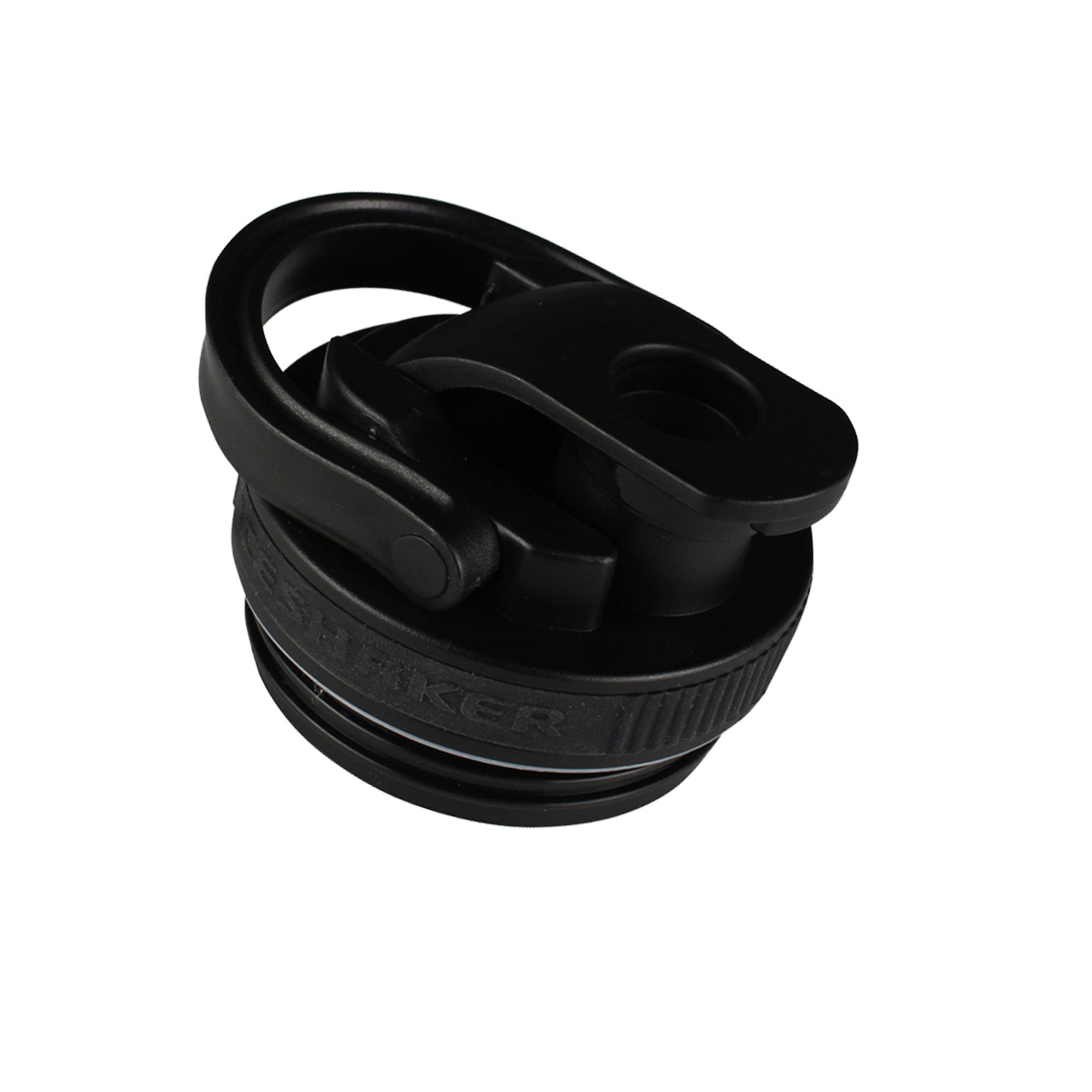 20oz Skinny Shaker Lid - Black Lid w/ Black Band