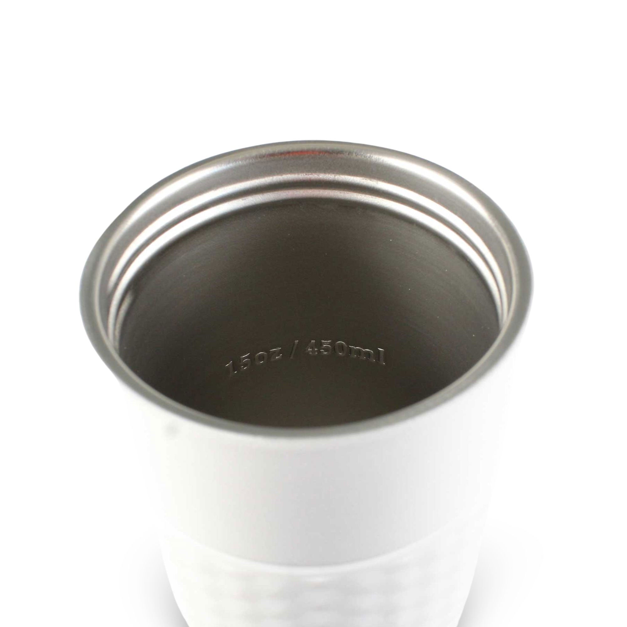 20oz Skinny Shaker - White
