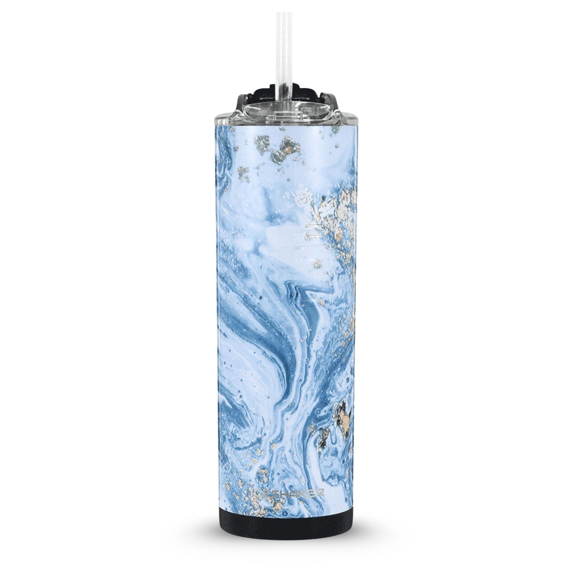 20oz Skinny Tumbler - Blue Marble