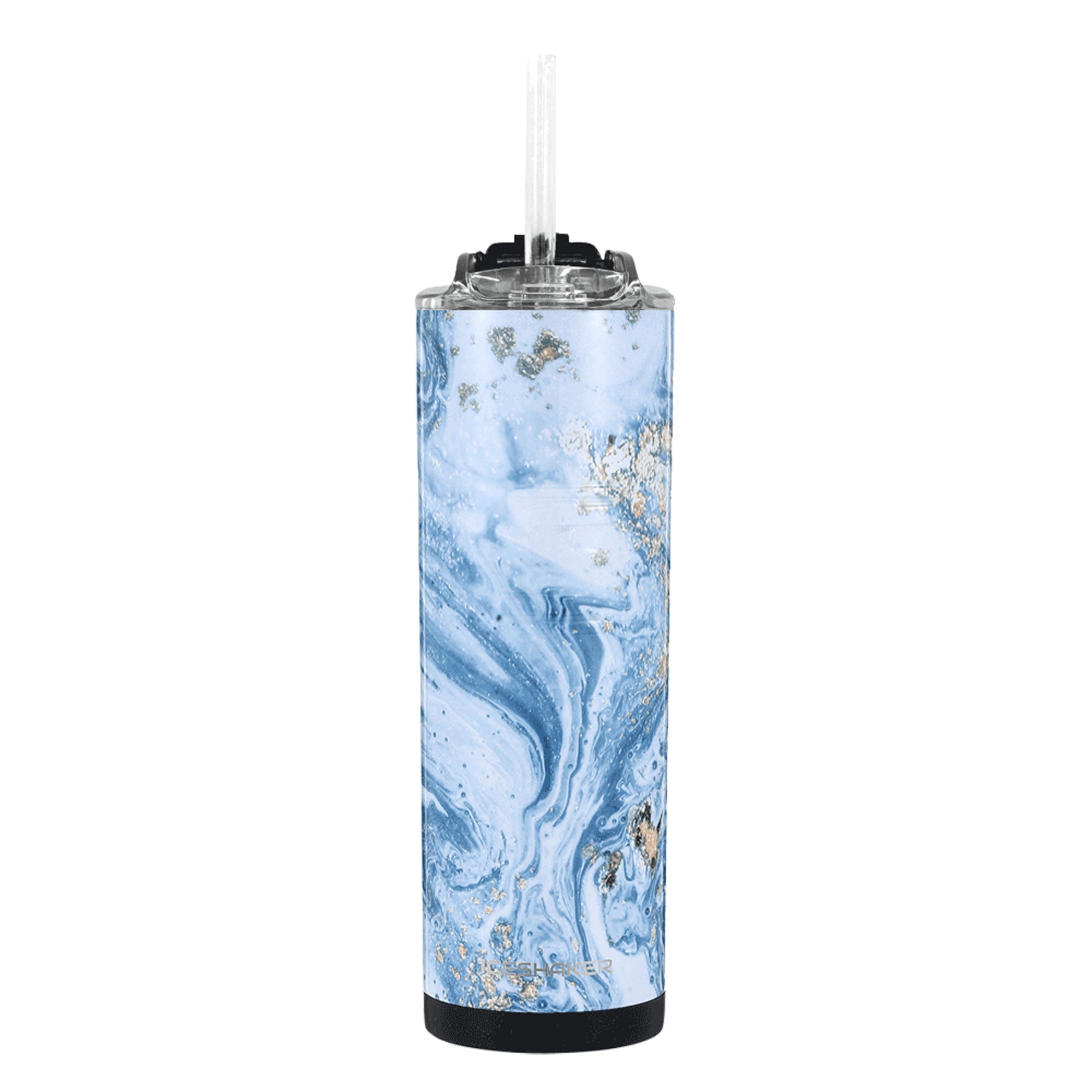 20oz Skinny Tumbler - Blue Marble