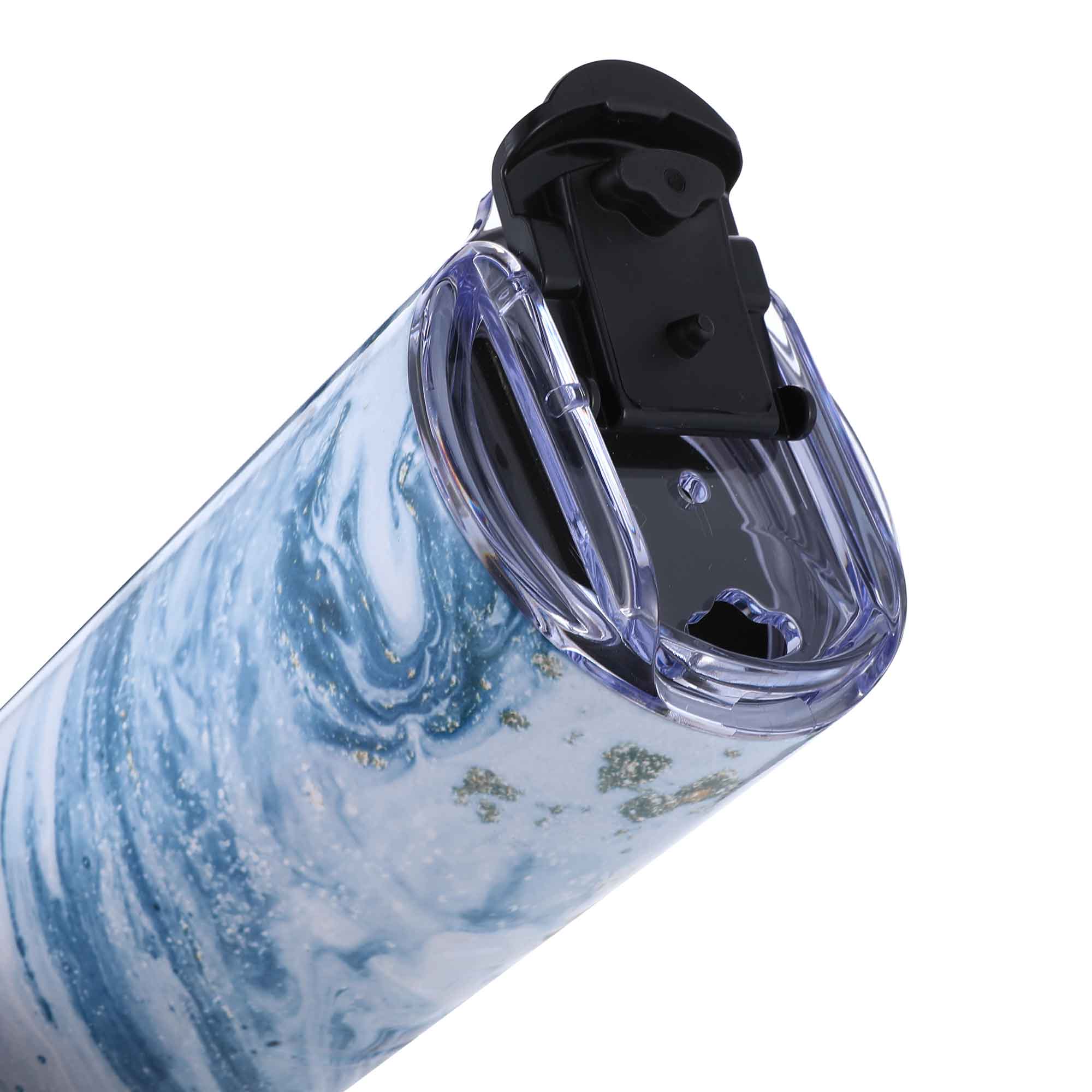 20oz Skinny Tumbler - Blue Marble