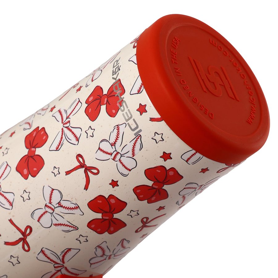 Ball Park Social tumbler: silicone base close-up