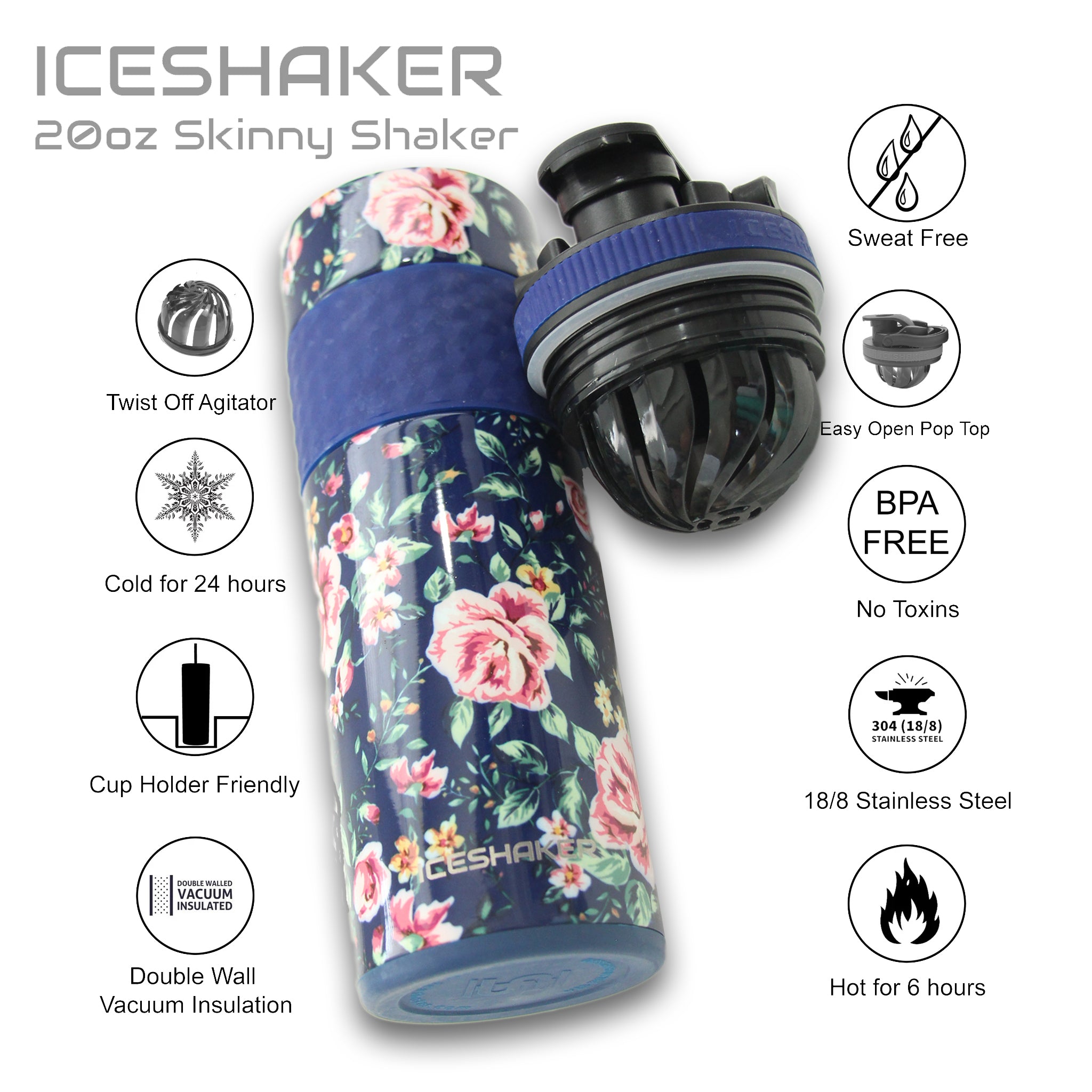 Custom 20oz Skinny Shaker