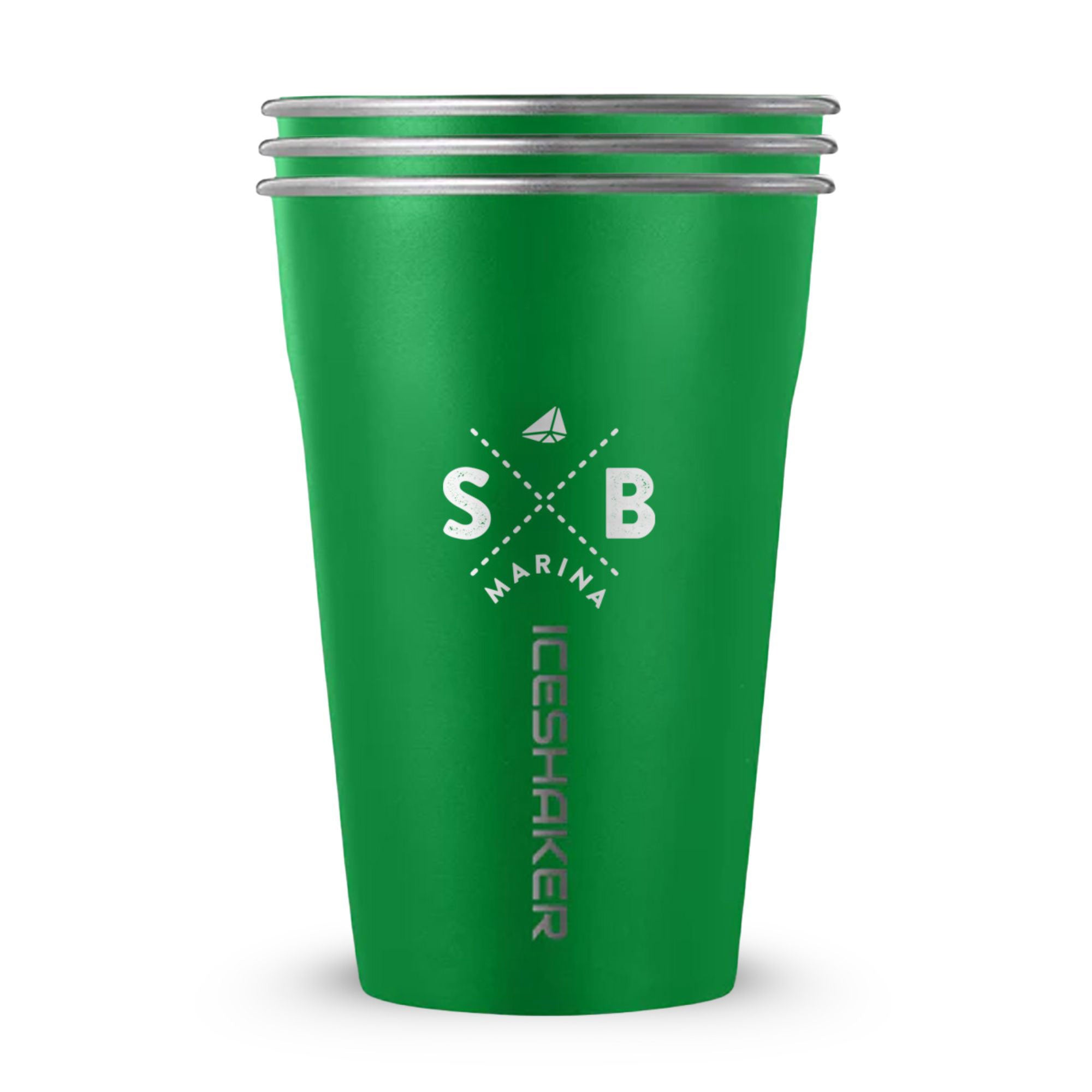 Sapphire Bay Marina Custom 20oz Stainless Steel Cups - 3 Pack