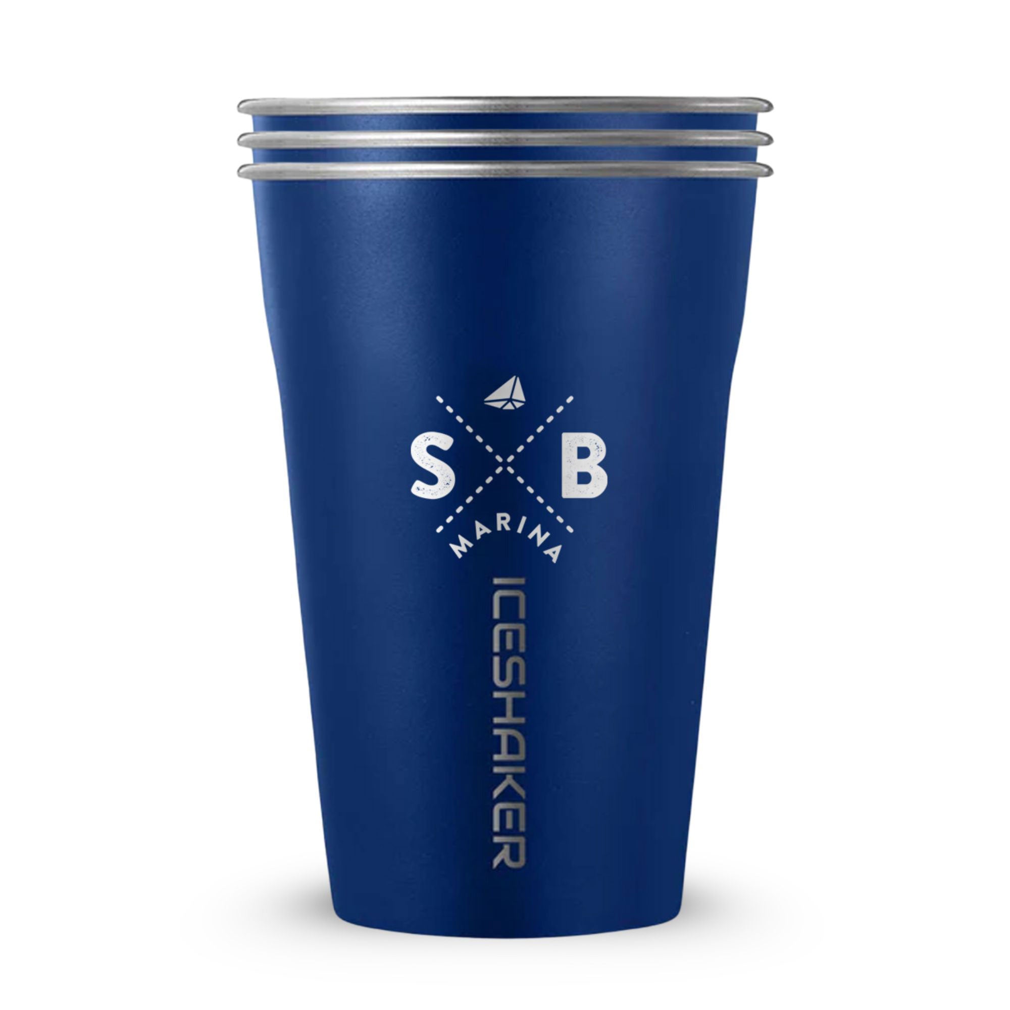 Sapphire Bay Marina Custom 20oz Stainless Steel Cups - 3 Pack