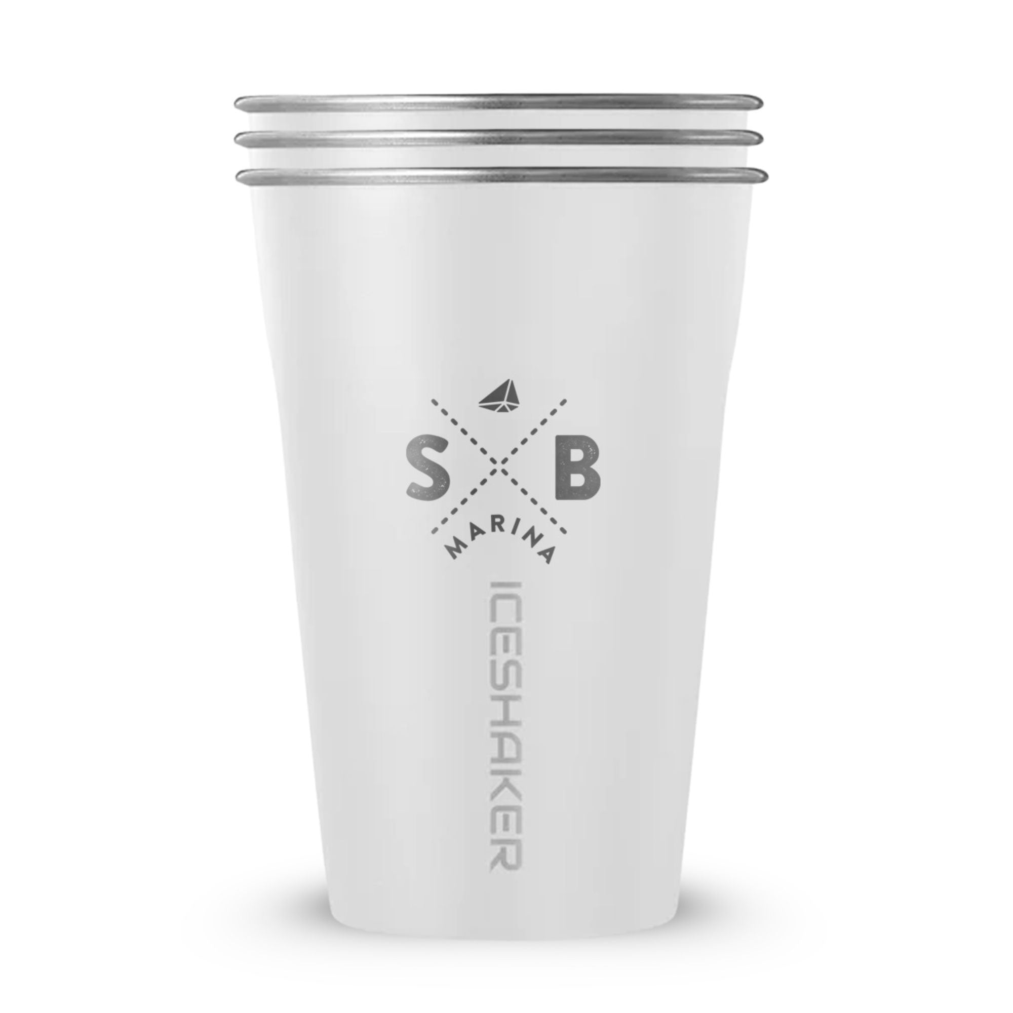 Sapphire Bay Marina Custom 20oz Stainless Steel Cups - 3 Pack