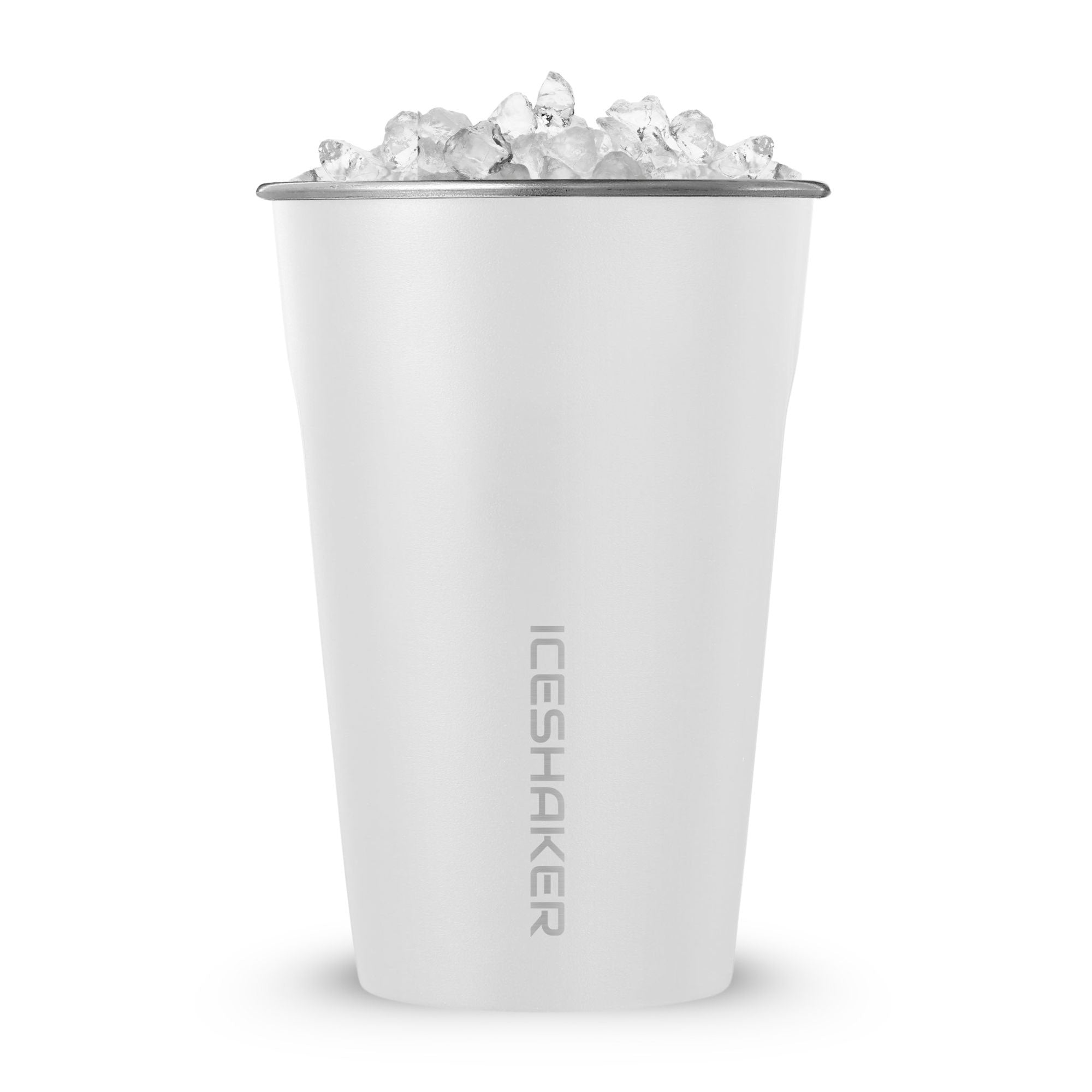White 20oz Stainless Steel Cups - 3 Pack