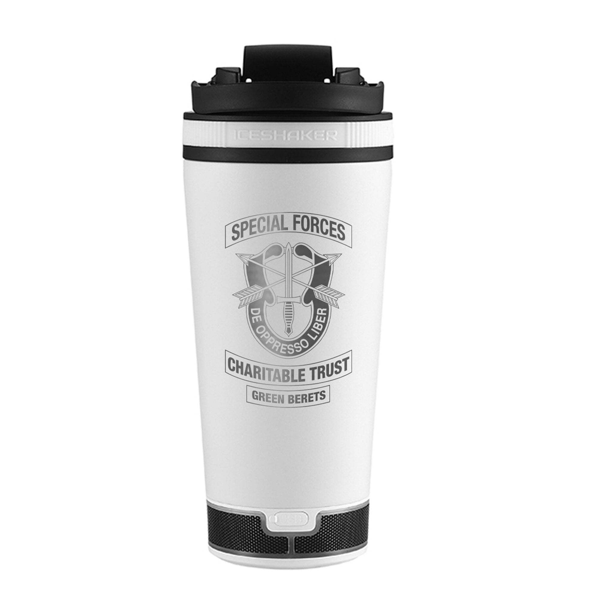 Special Forces Charitable Trust 20oz Speaker Bottle - White