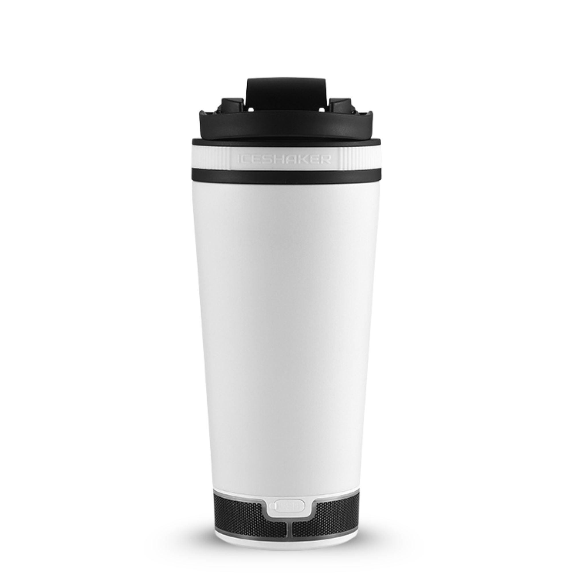 Ice Shaker X Bumpboxx Speaker Bottle - White