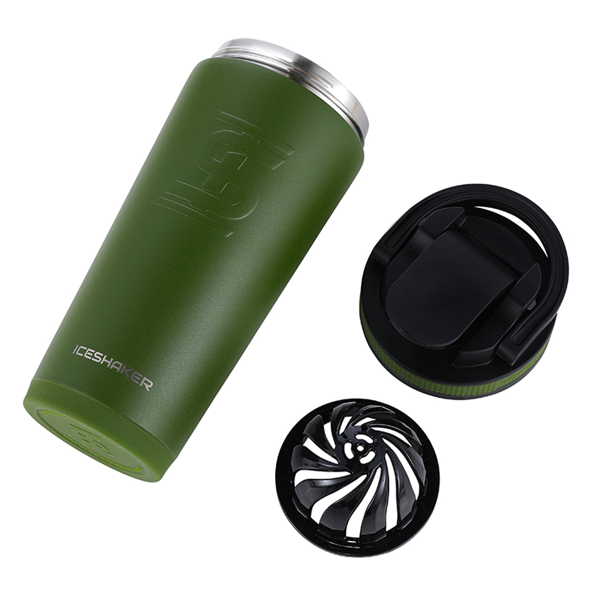 Adaptive Training Foundation Green 26oz Ice Shaker