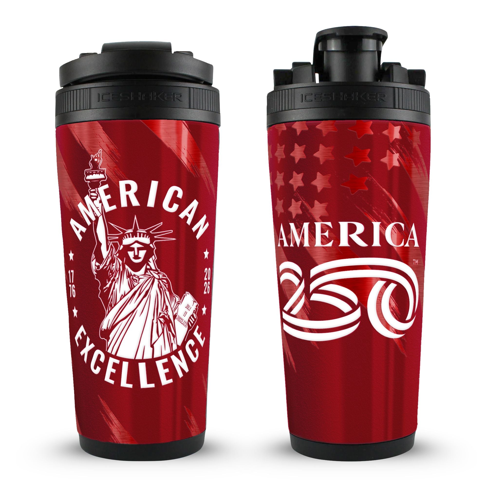 Ice Shaker Allegiance Series 26oz Shaker Bottles