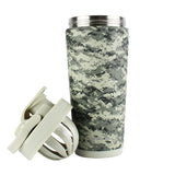 As Much Rest As Possible FIT2SERVE US Army Camo 26oz Shaker