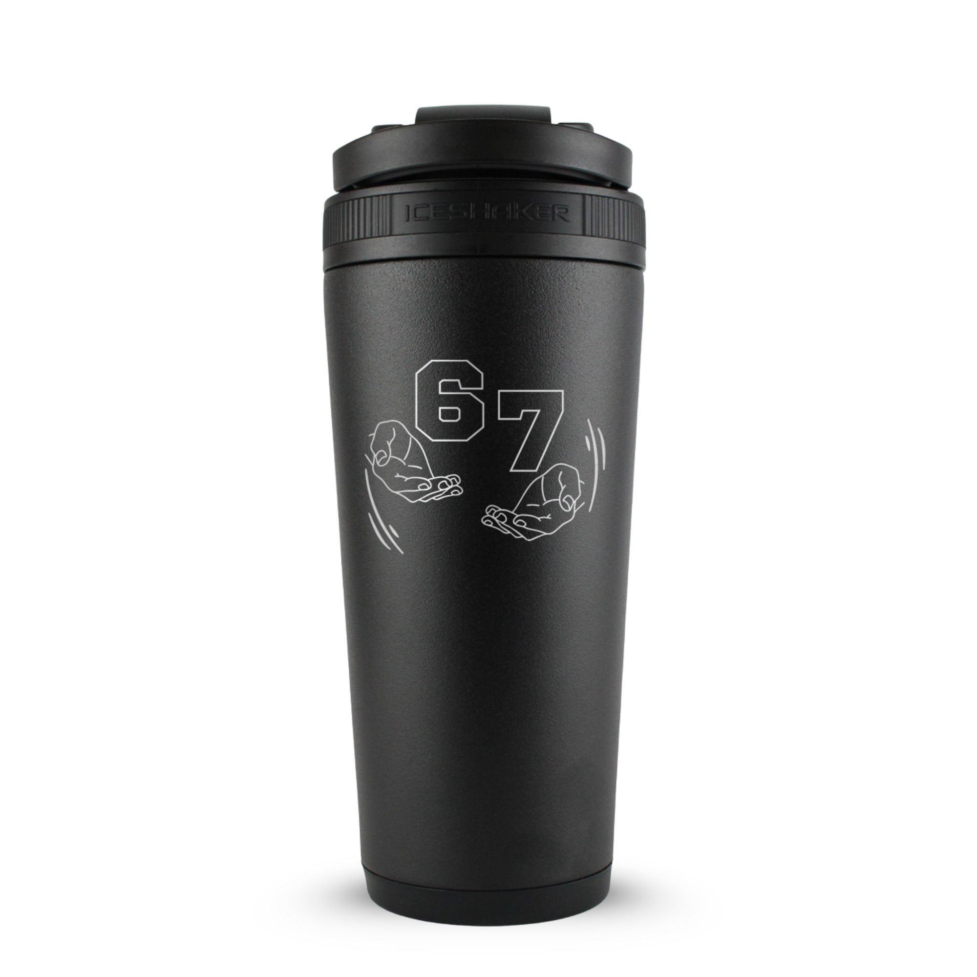 SIX Seevvvenn 26oz Ice Shaker - Black