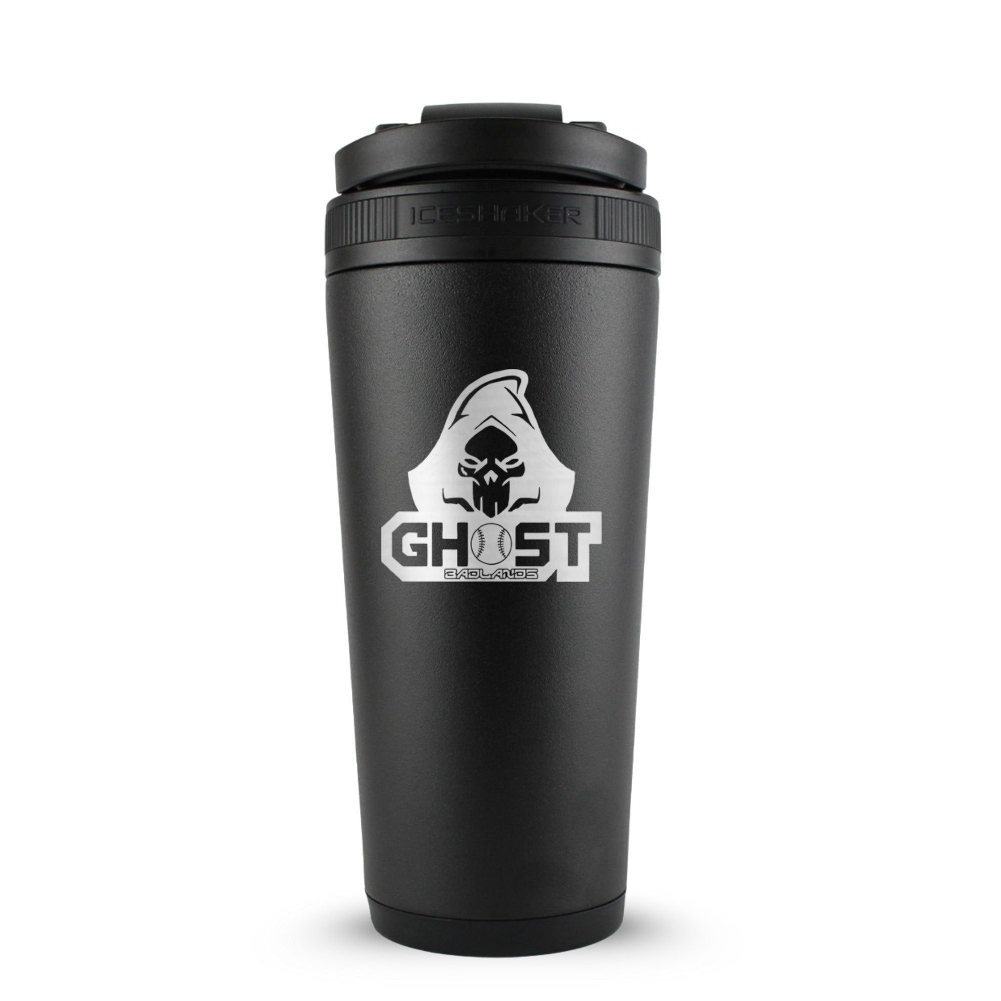 Custom Ghost Badlands Baseball 26oz Ice Shaker