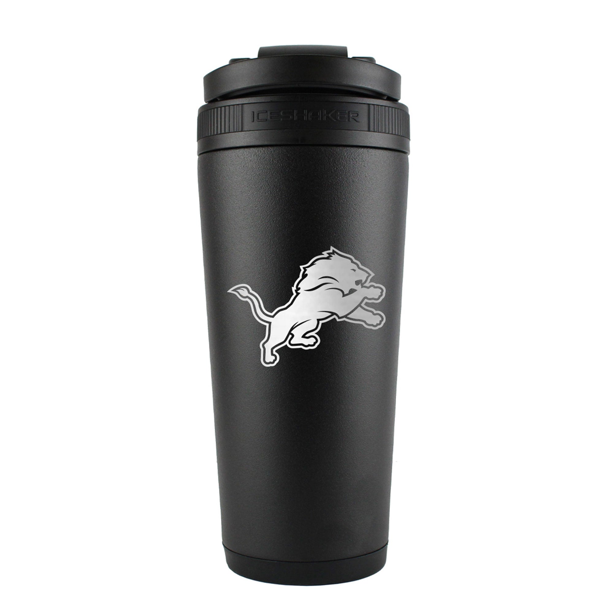 Officially Licensed Detroit Lions 26oz Ice Shaker - Black