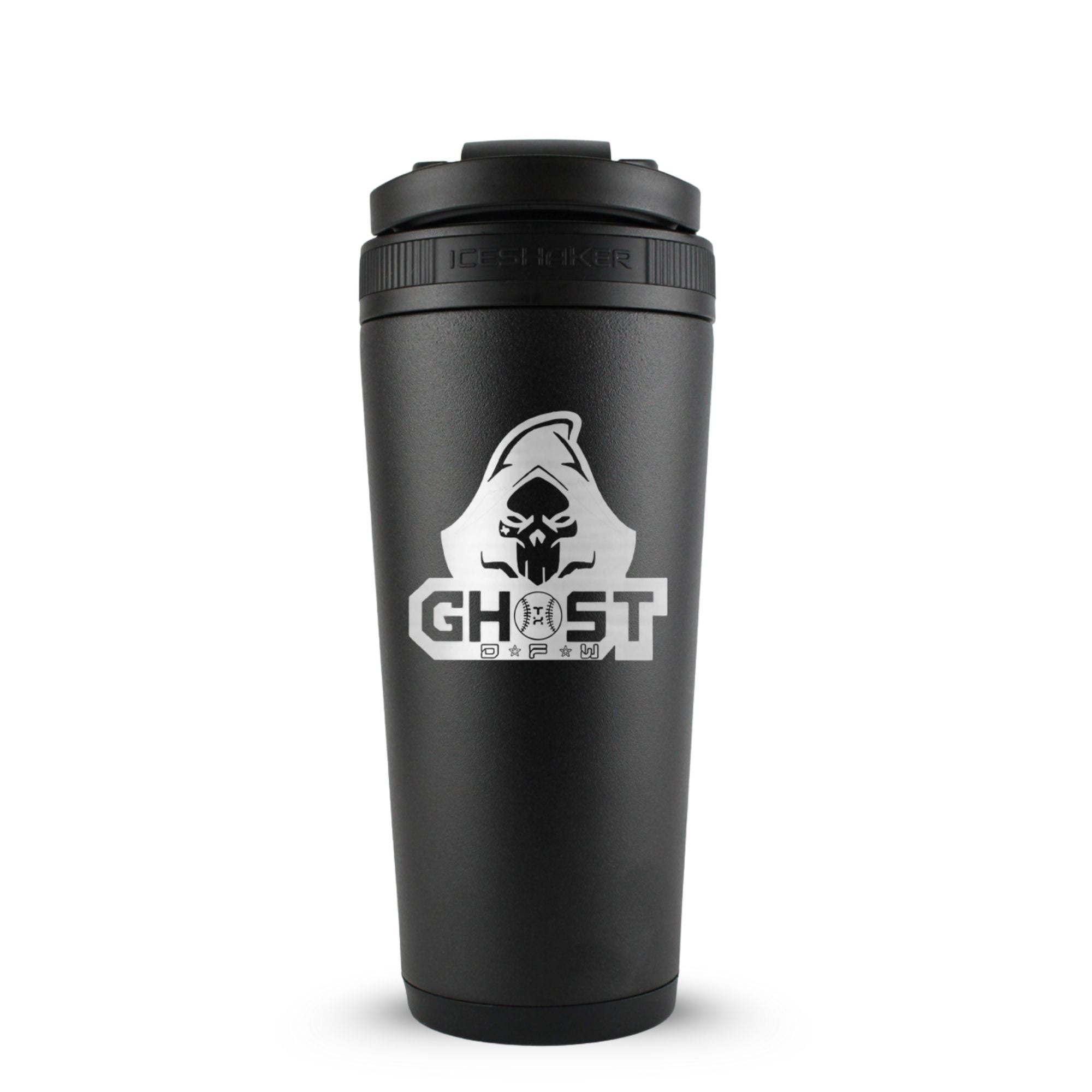 Custom Ghost DFW Baseball 26oz Ice Shaker