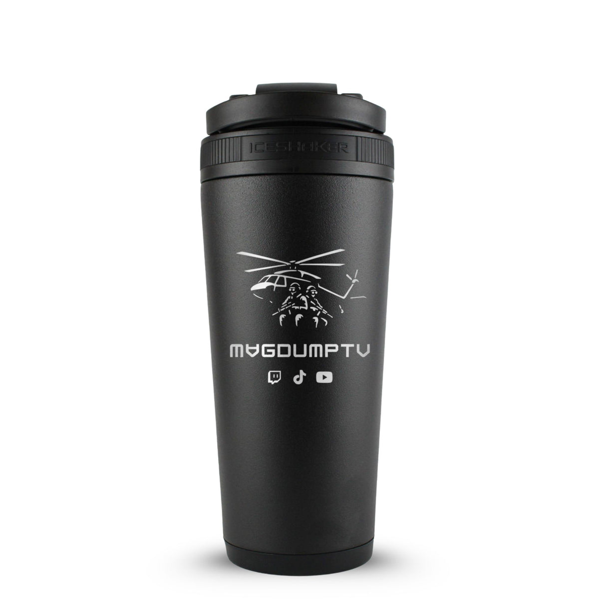 Custom MagDumpTV 26oz Ice Shaker - Black | Ice Shaker
