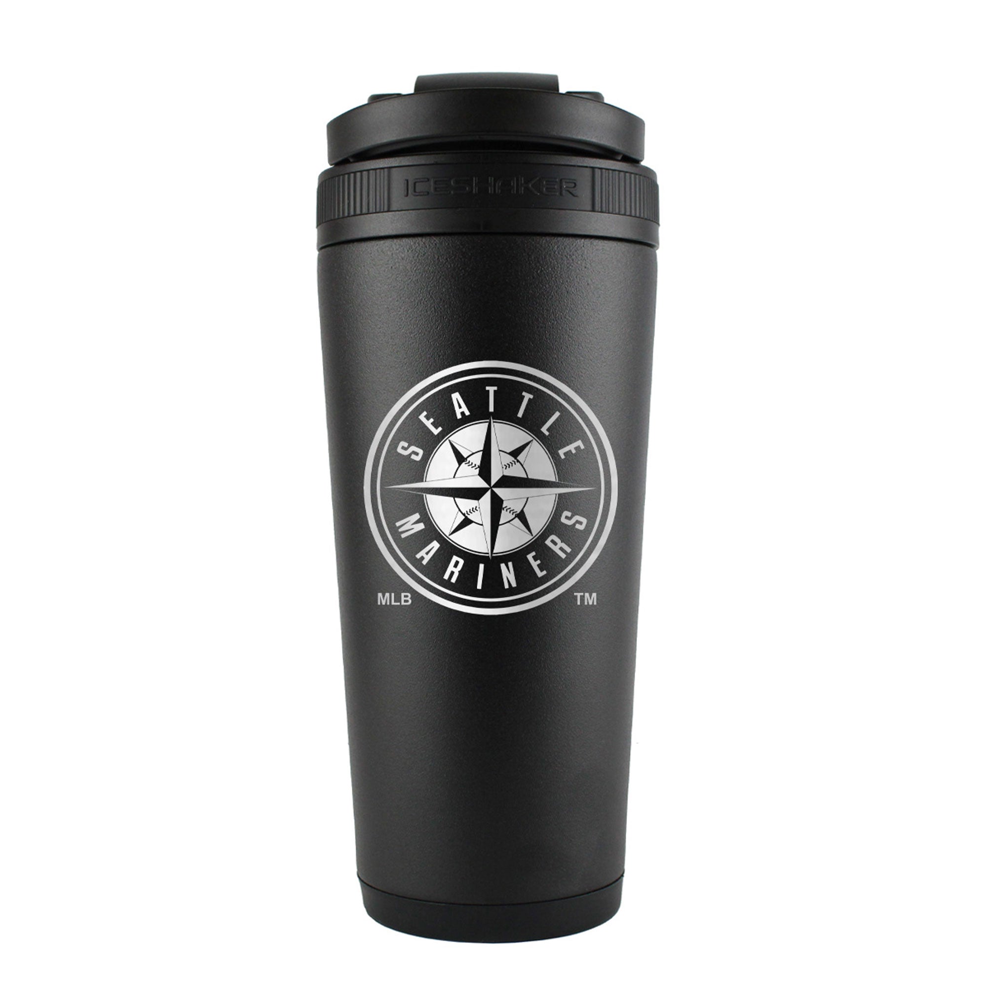 Officially Licensed Seattle Mariners 26oz Ice Shaker - Black