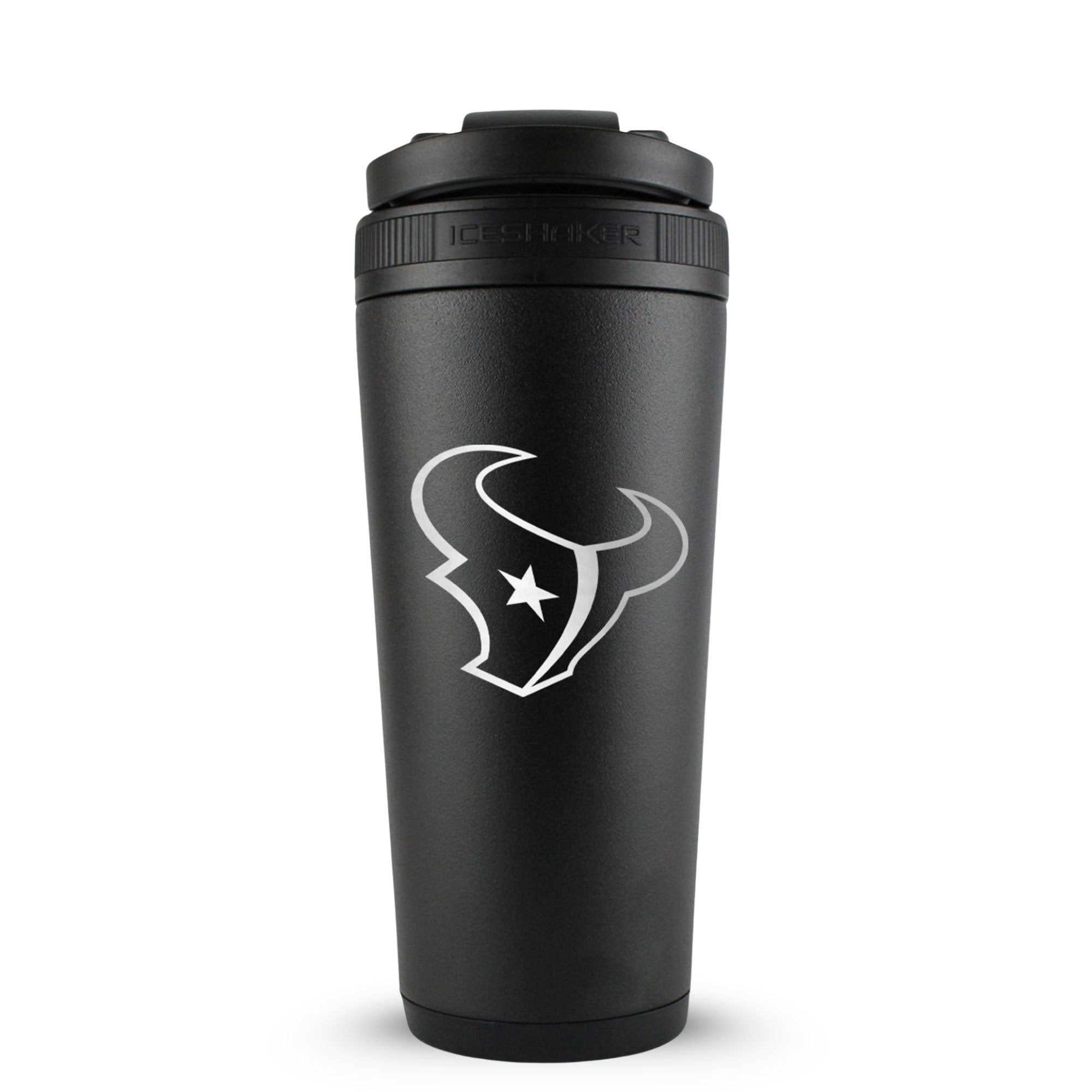 Officially Licensed Houston Texans 26oz Ice Shaker - Black