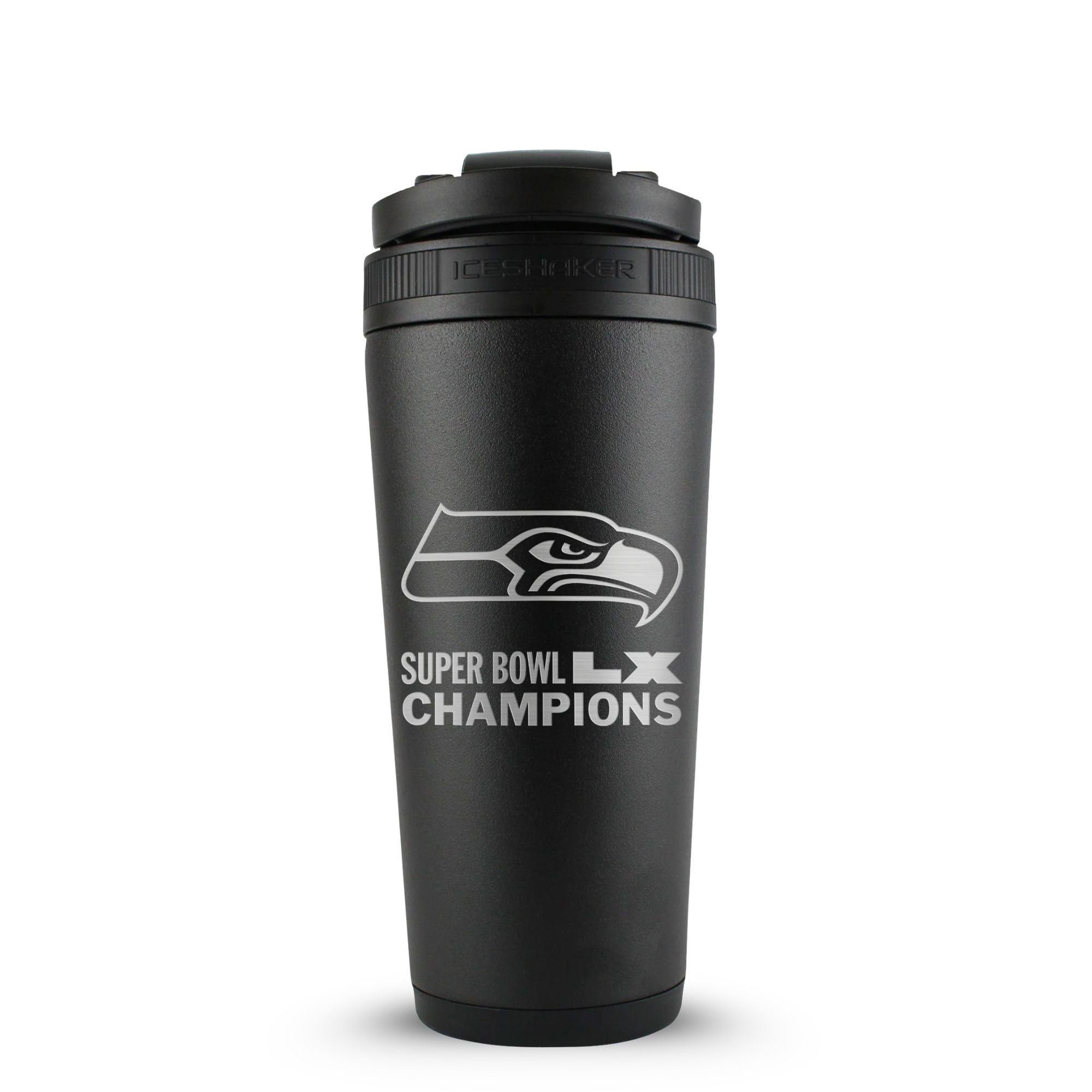 Seattle Seahawks Superbowl LX Champions 26oz Ice Shaker