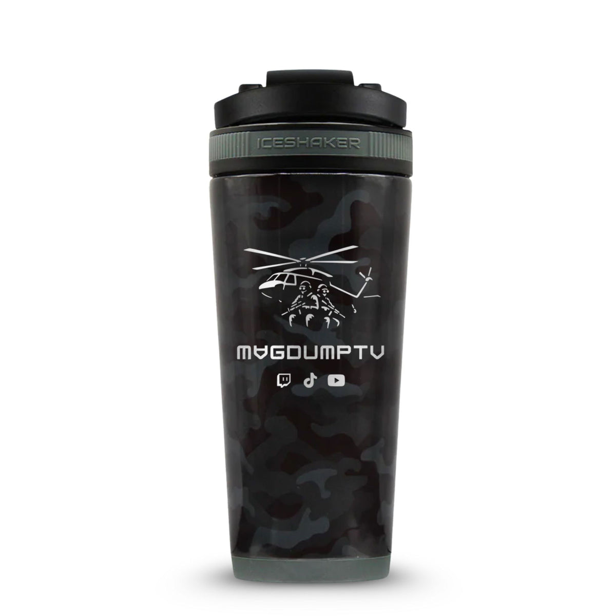 Custom Engraved MagDumpTV Shaker Bottles | Ice Shaker