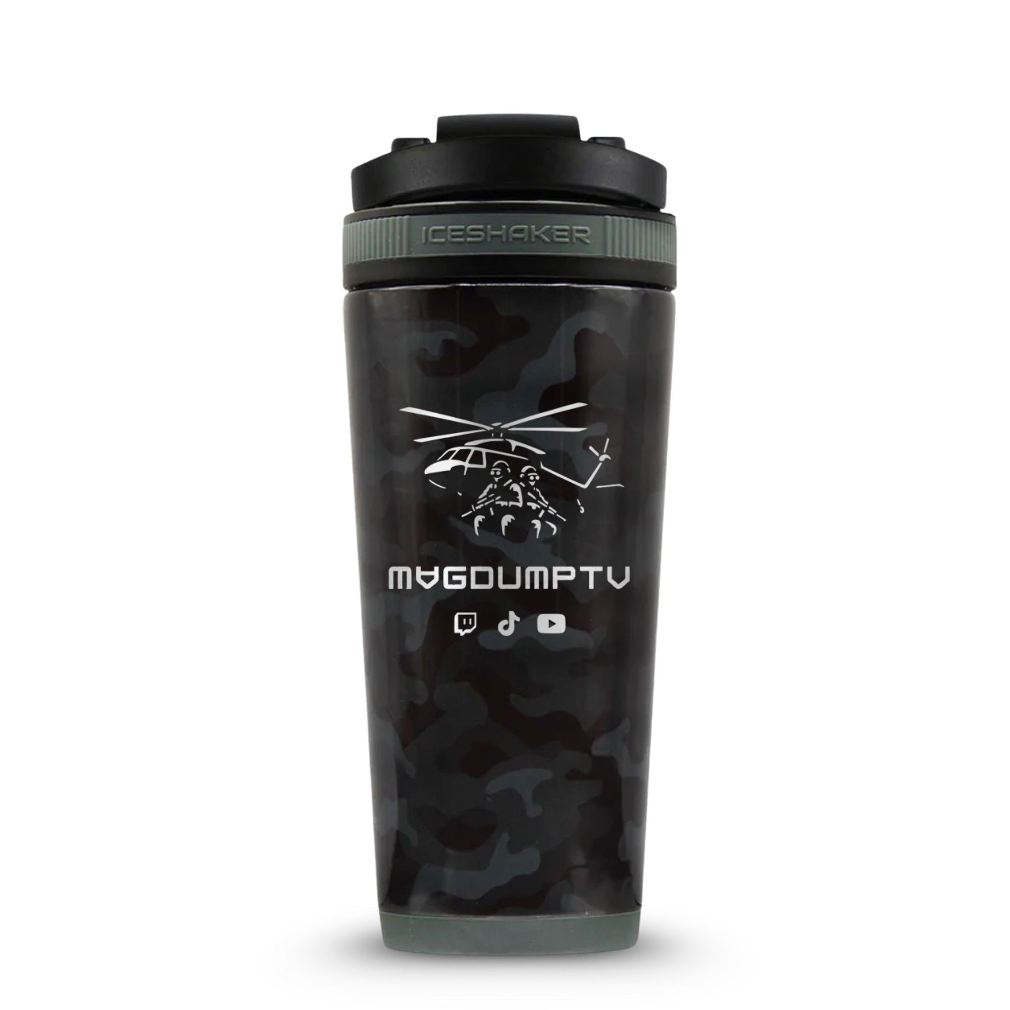 Custom MagDump TV Helicopter 26oz Ice Shaker