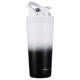 FIT2SERVE Black White Ombre 26oz Shaker