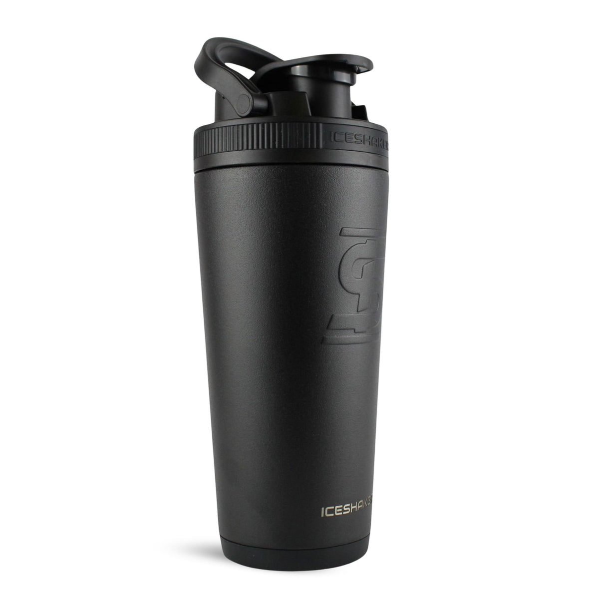 Stainless Steel Protein Shaker Bottle, Black | Ice Shaker