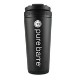 Pure Barre Black 26oz Ice Shaker