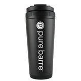 Pure Barre Black 26oz Ice Shaker