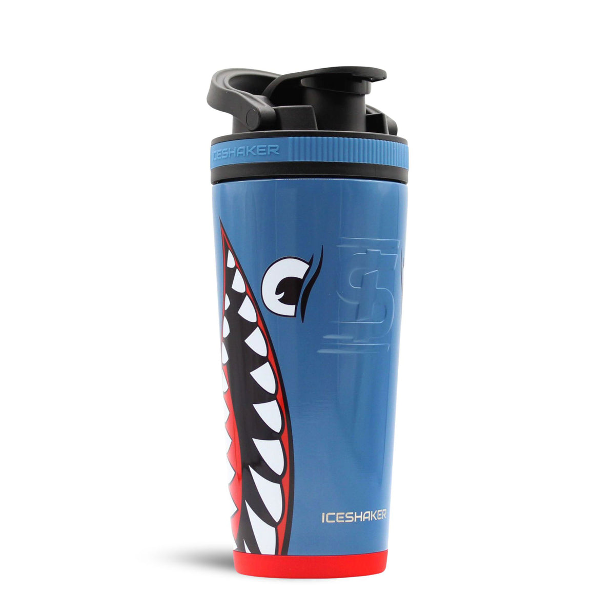WWII Warhark Blue Bomber Insulated Shaker Bottle | Ice Shaker
