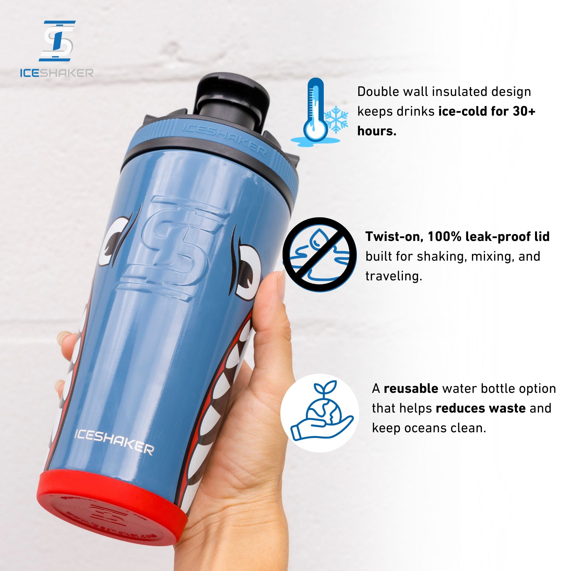 WWII Blue Bomber Allegiance Series Stainless Steel Shaker Bottle