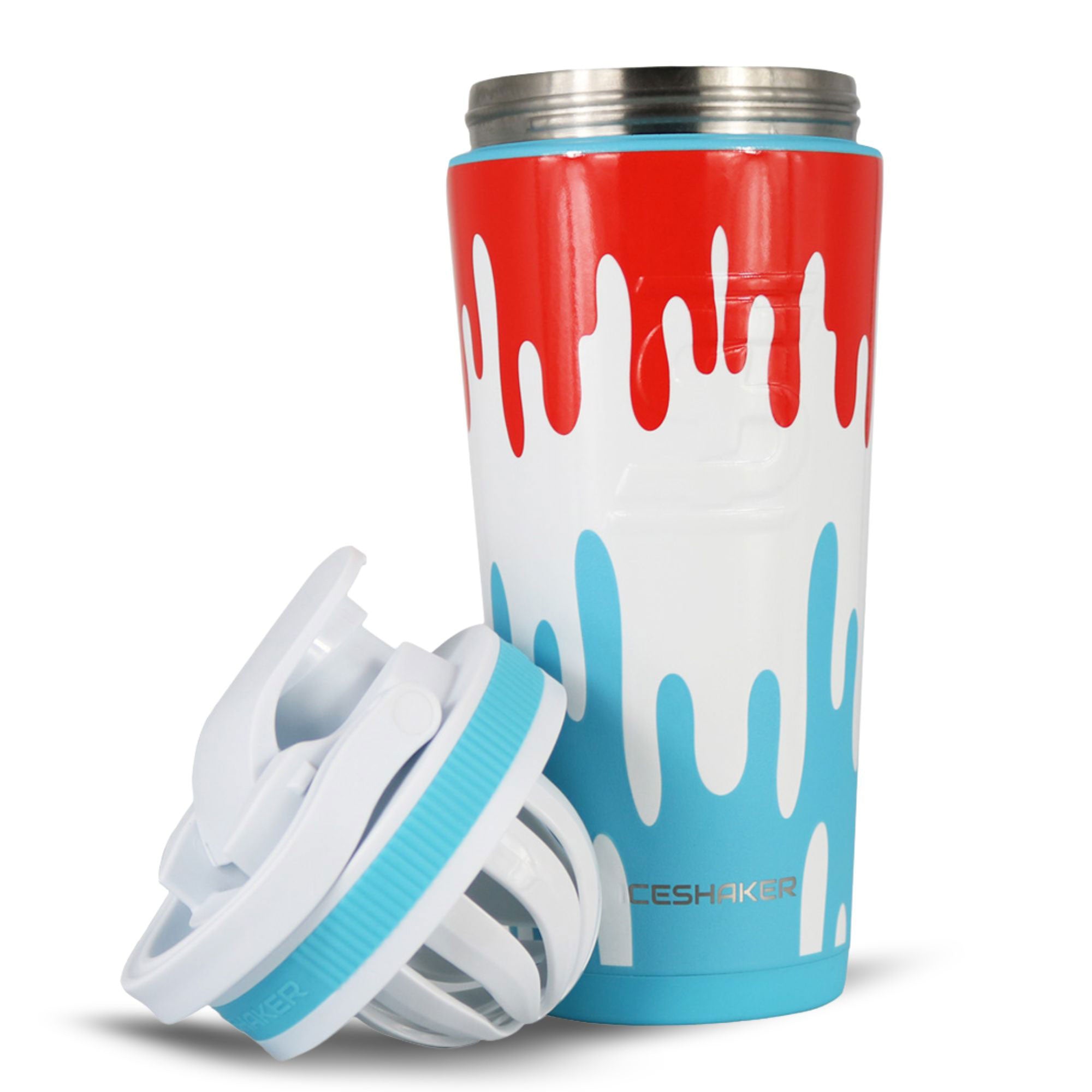 Ice Shaker 4D Series 26oz Shaker Bottle - Bomb Pop Drip