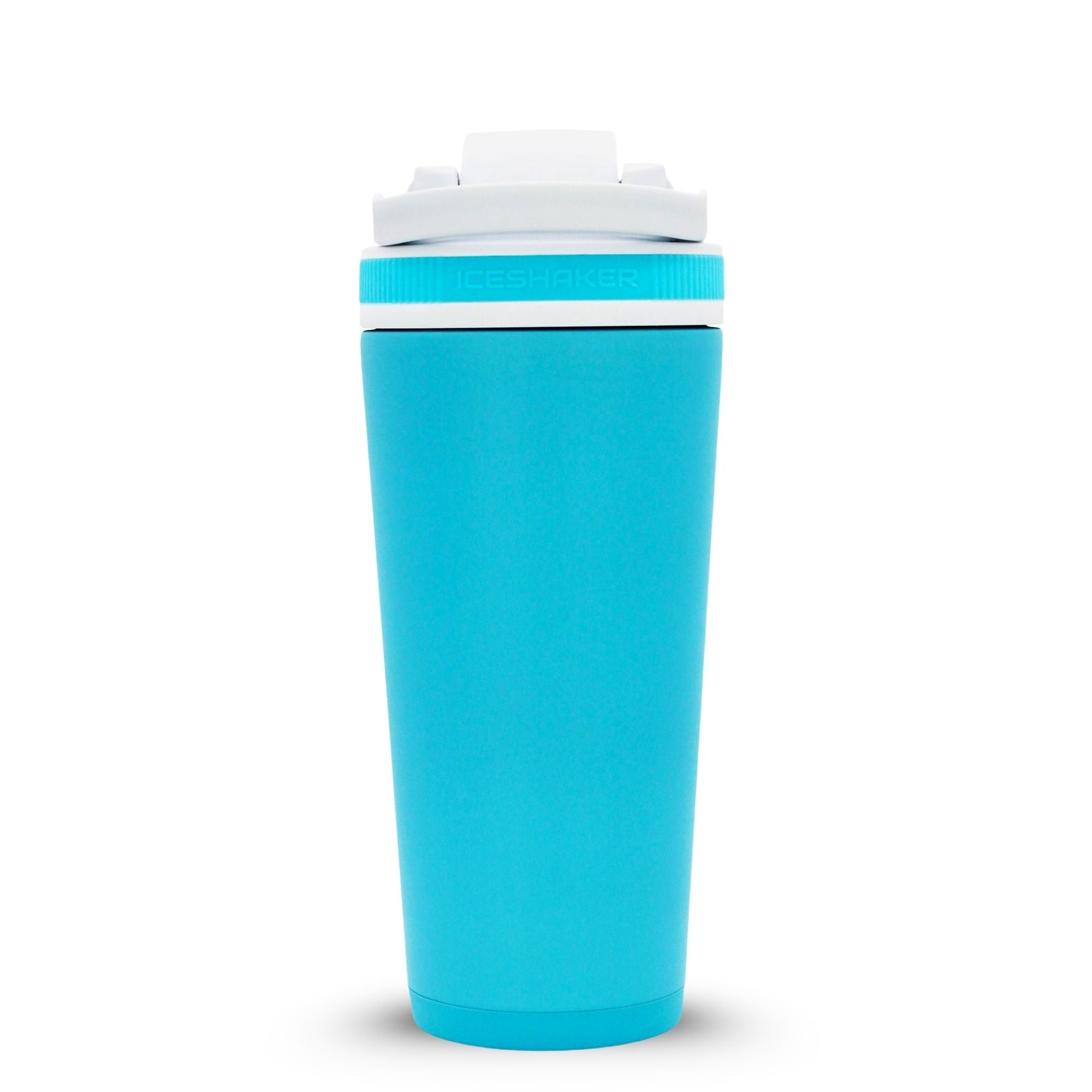 CUSTOM Sports Logo 26oz Ice Shaker - Caribbean Blue