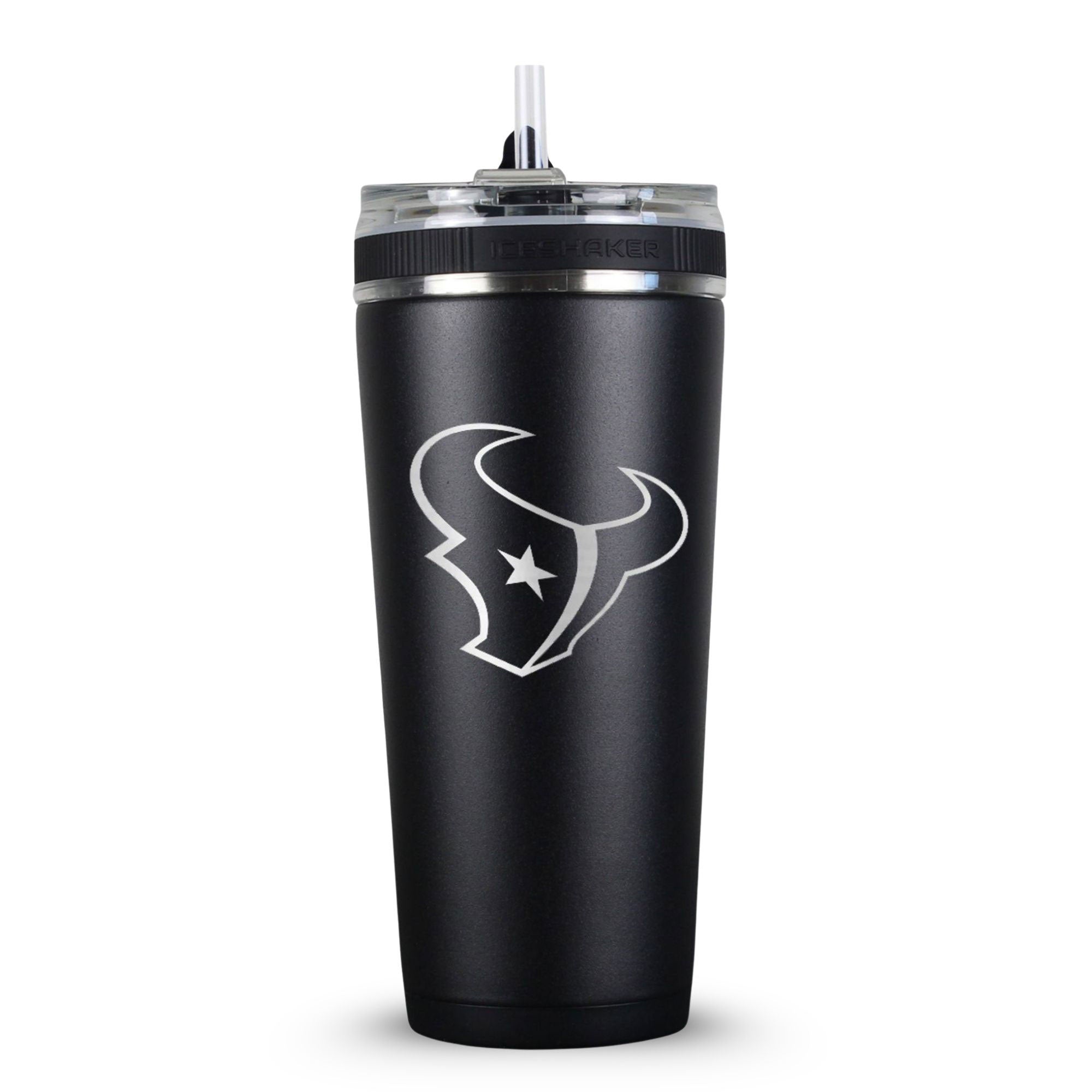 Officially Licensed Houston Texans 26oz Flex Bottle - Black