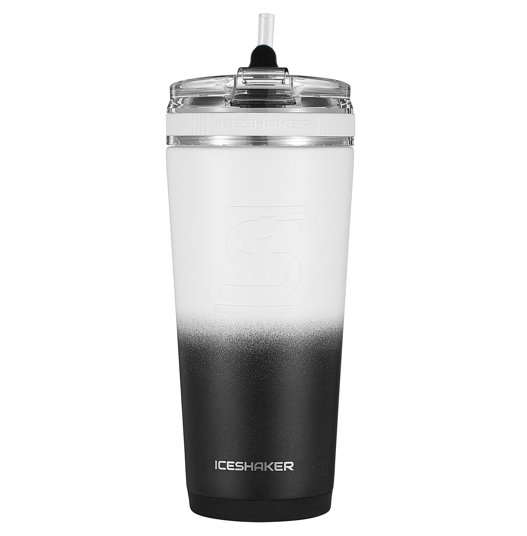 https://www.iceshaker.com/cdn/shop/files/26FLEXBLACKWHITE_26ozFlexBottle_BlackWhiteOmbre_Front_a6a2ba89-48d9-4337-9a2b-43c12db40d70.jpg?v=1699914658&width=1830